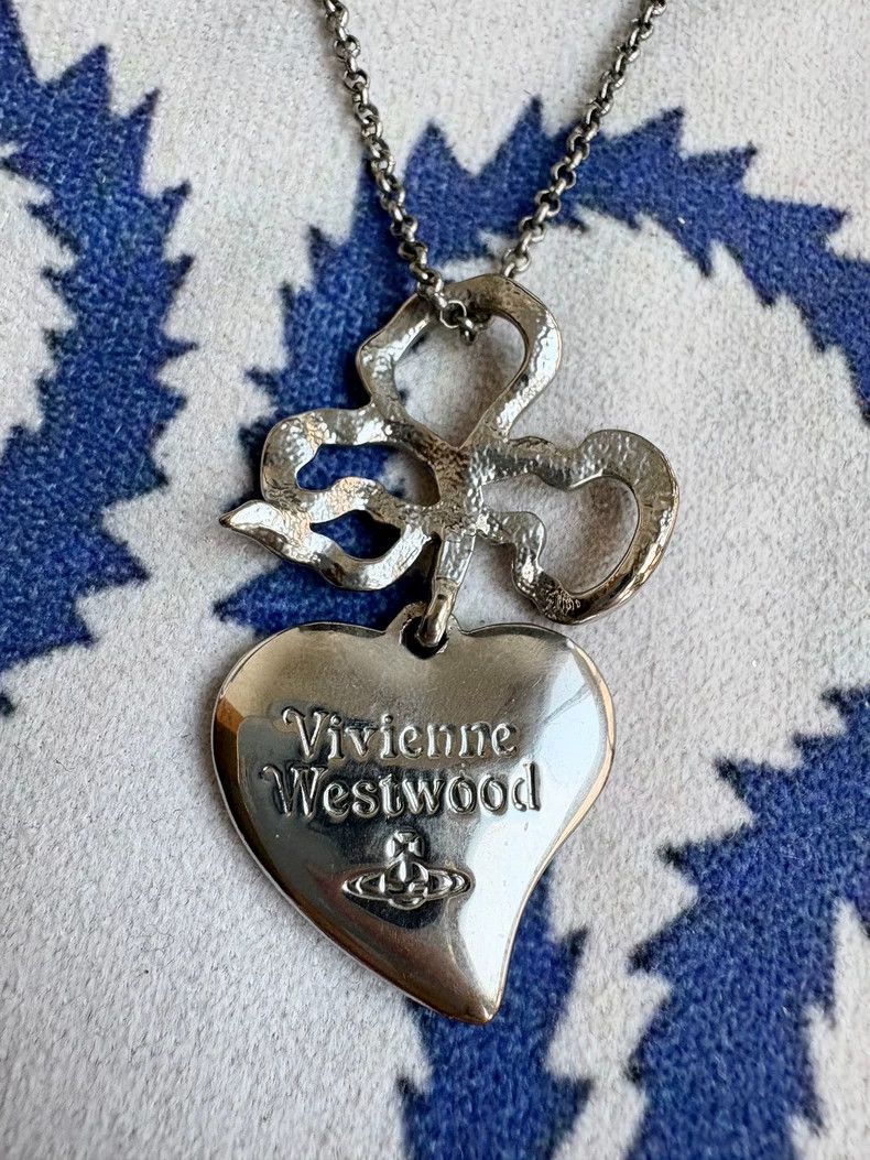 Vivienne Westwood Vivienne Westwood 2009 Limited Ribbon Red Heart Saturn Nec Size ONE SIZE - 5 Thumbnail