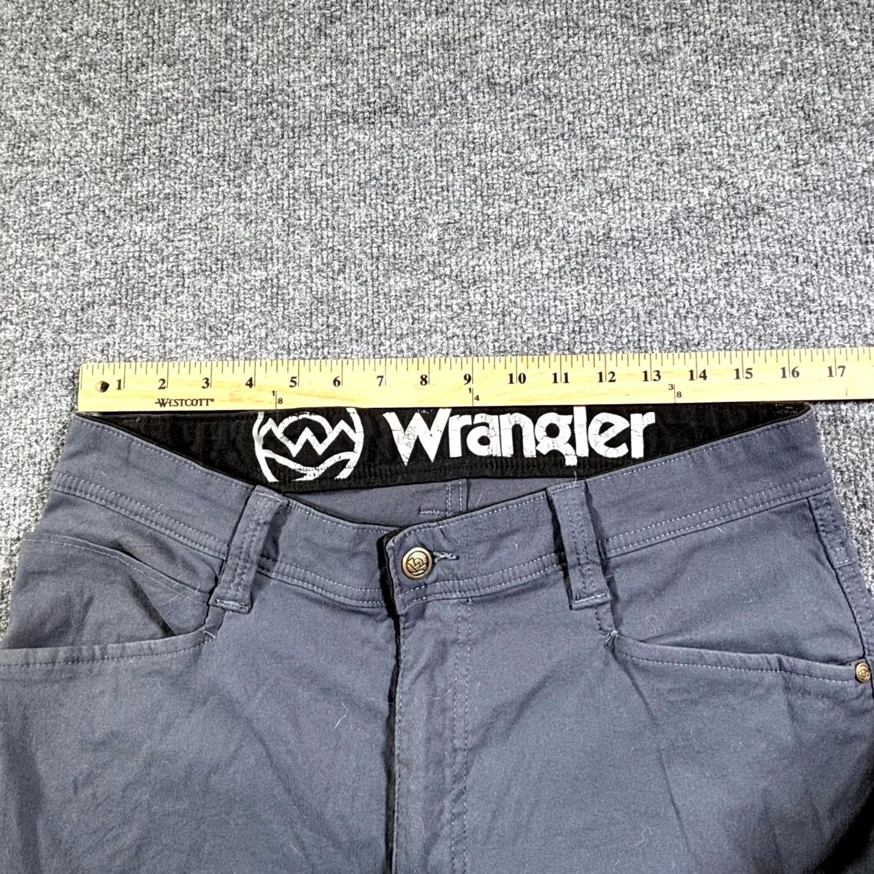 Wrangler Wrangler Windbreaker Pant Men 36x32 Gray Nylon Gorpcore Hiking Camping Stretch Size US 36 / EU 52 - 6 Thumbnail