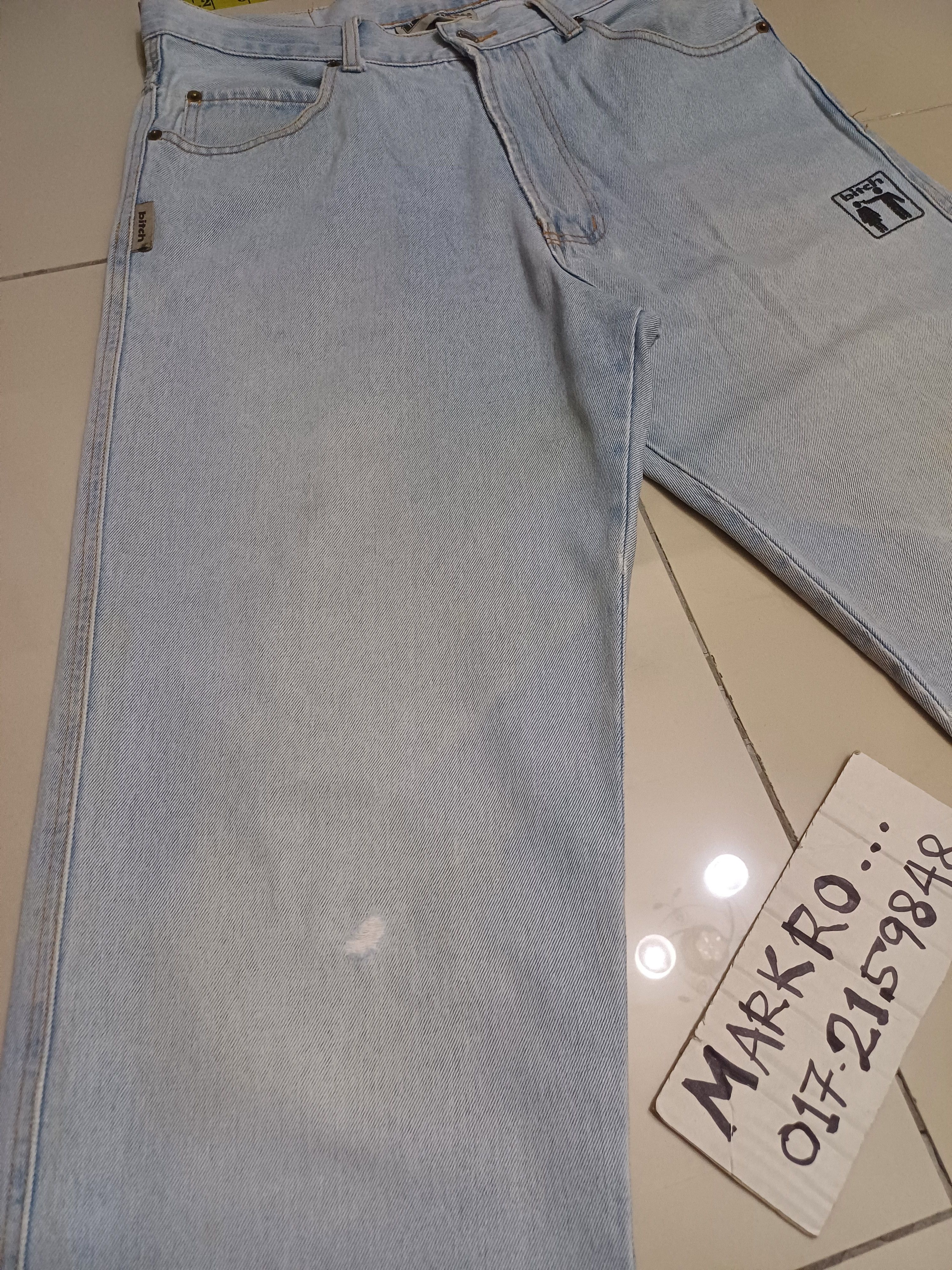 JNCO Vintage y2k/ 90s BITCH SKATEBOARDS baggy jeans Size US 30 / EU 46 - 23 Thumbnail