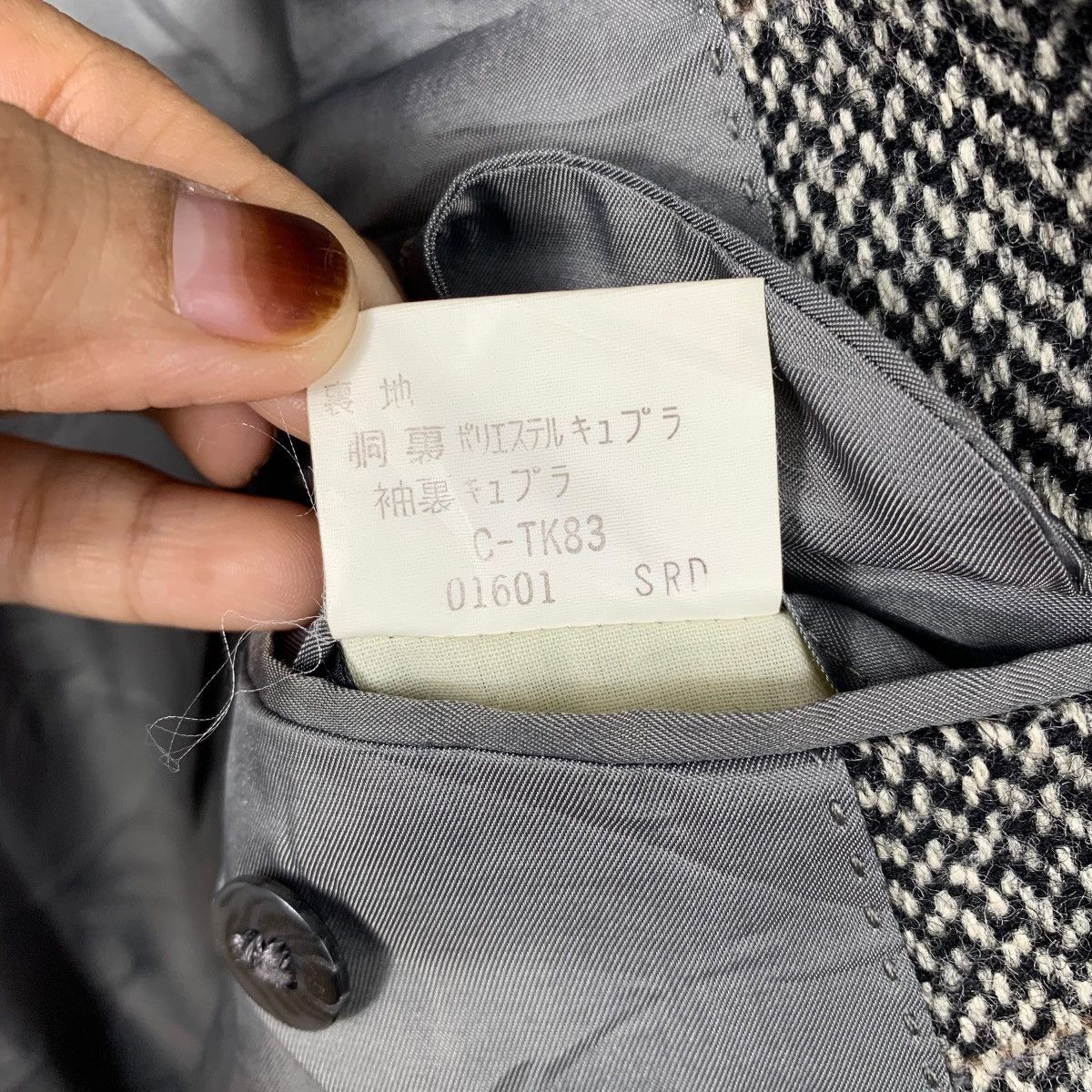 Burberry × Vintage Vintage BURBERRYS England Herringbone Blazer Coat Jacket Size US M / EU 48-50 / 2 - 7 Thumbnail