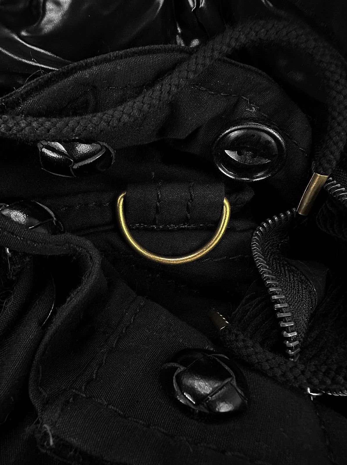 Number (N)ine AW08 Number (N)ine My Private Portland Black Cargo Jacket Size US L / EU 52-54 / 3 - 2 Thumbnail