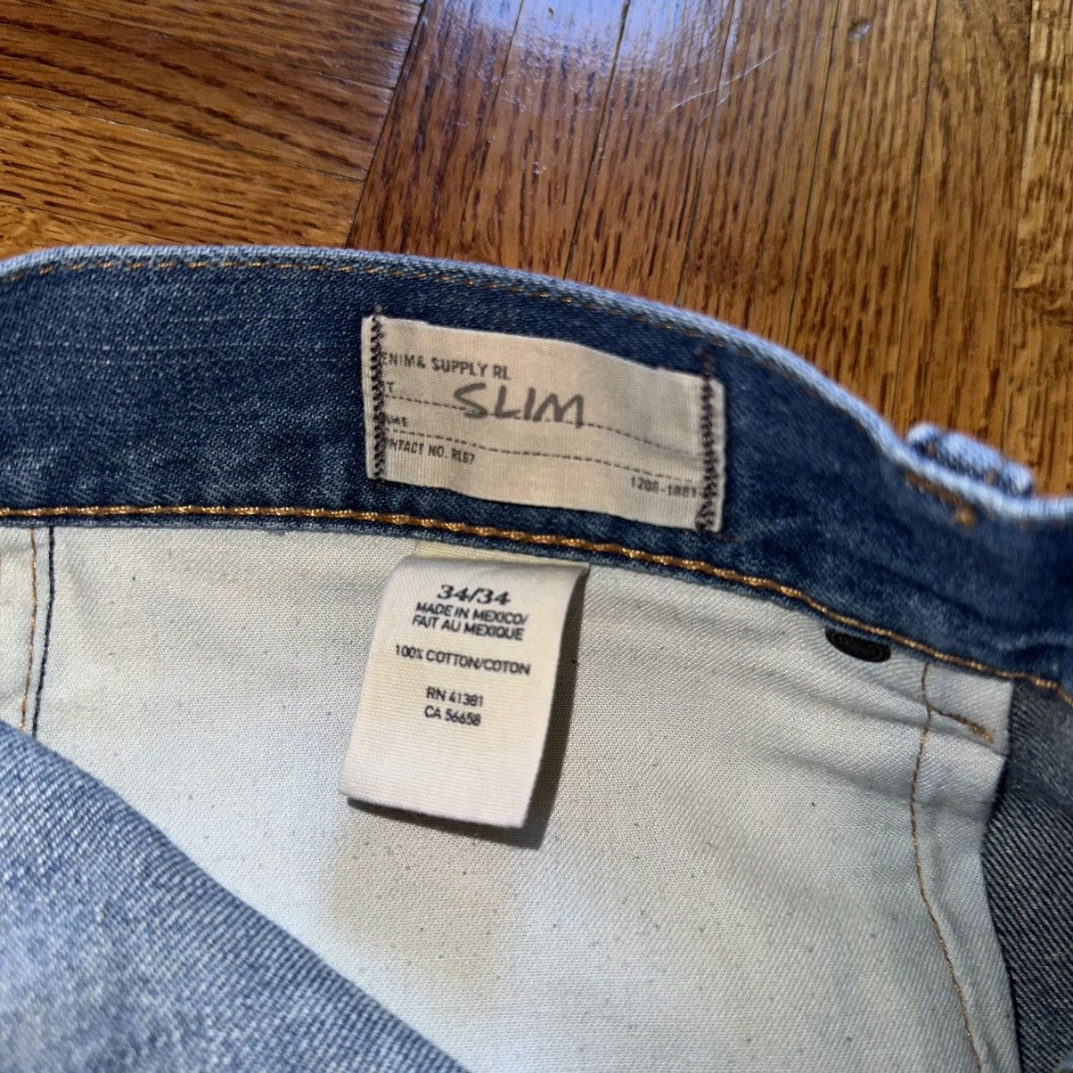 Denim & Supply Ralph Lauren Denim and Supply Ralph Lauren Patchwork Denim Jeans sz 34 Size US 34 / EU 50 - 7 Thumbnail