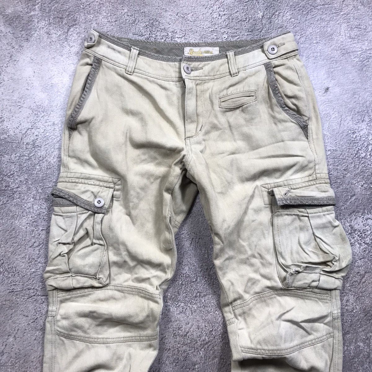 Vintage Vintage 90s Japanese Baggy Cargo Pants Parachute Grunge 28 Size US 28 / EU 44 - 5 Thumbnail