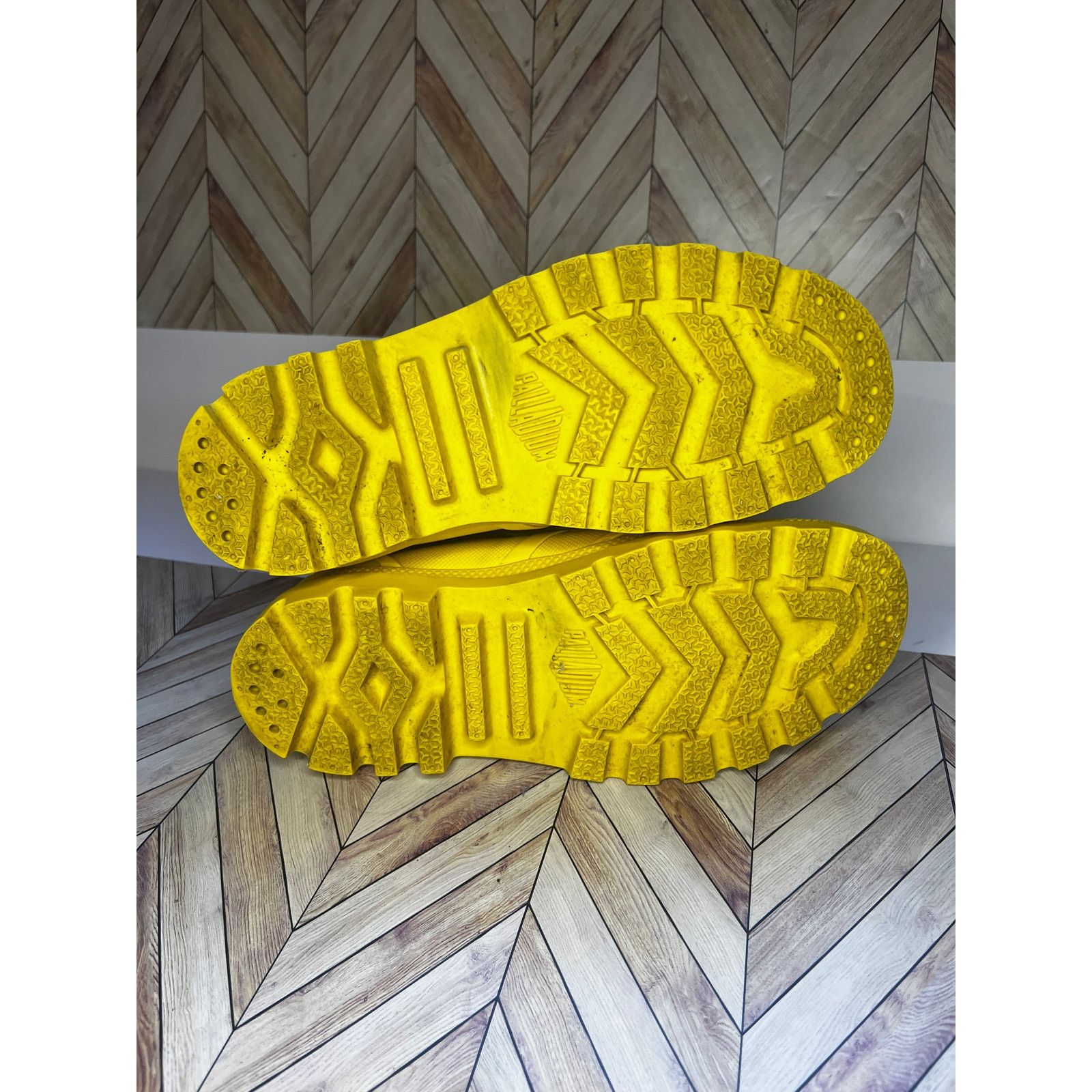 Palladium Palladium Pampa Smiley Rain Boots Waterproof Yellow Unisex Size US 6 / IT 36 - 10 Thumbnail