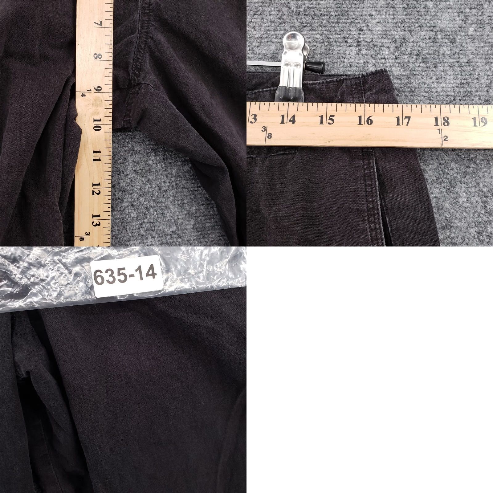 Vintage Columbia Shorts Womens 8P Black Petites Cargo Mid Rise Flat Front Outdoor Size 30" / US 8 / IT 44 - 10 Thumbnail