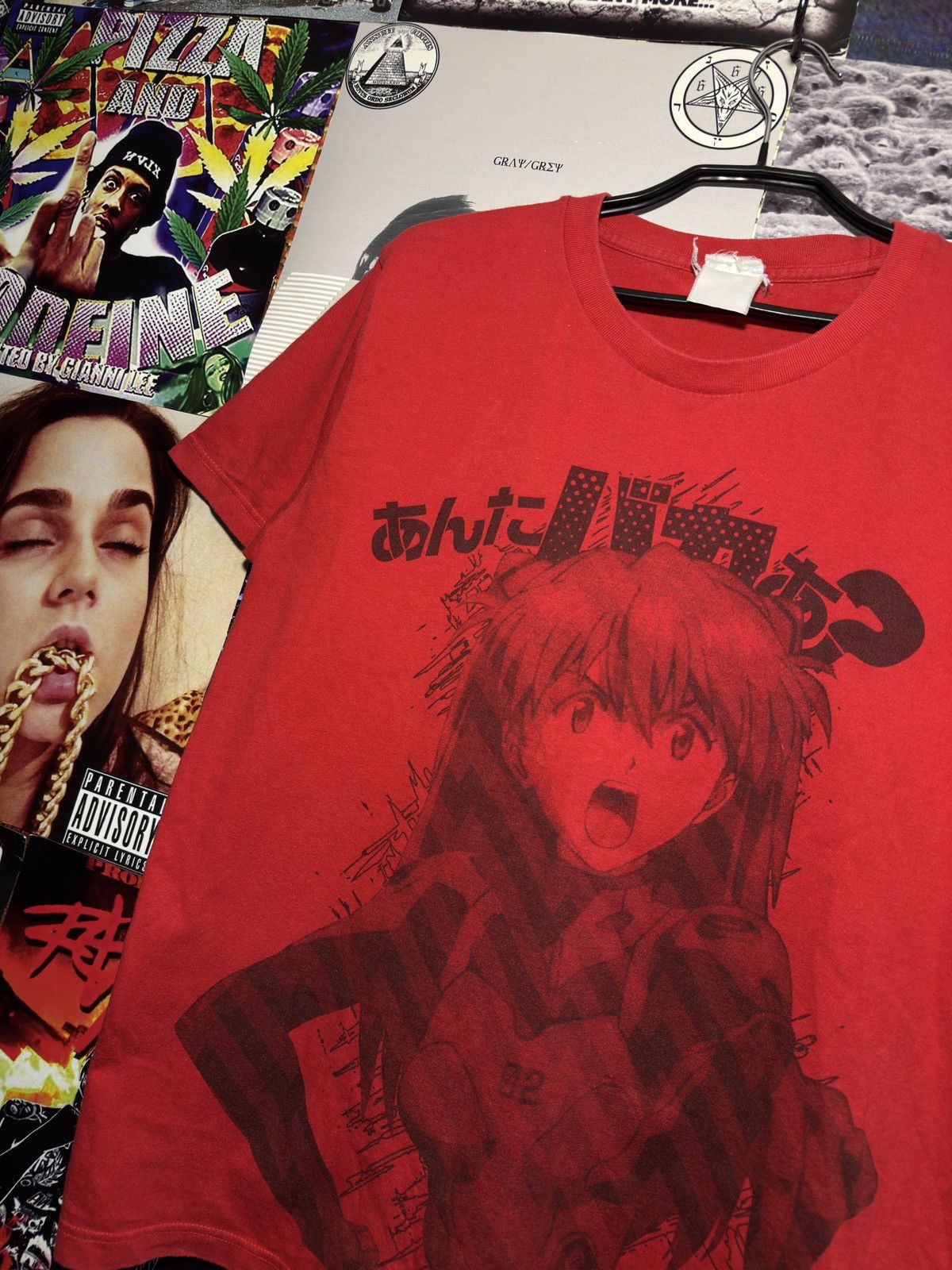 Anime Vintage Evangelion Asuka Anime Movie Shirt Size US M / EU 48-50 / 2 - 2 Thumbnail