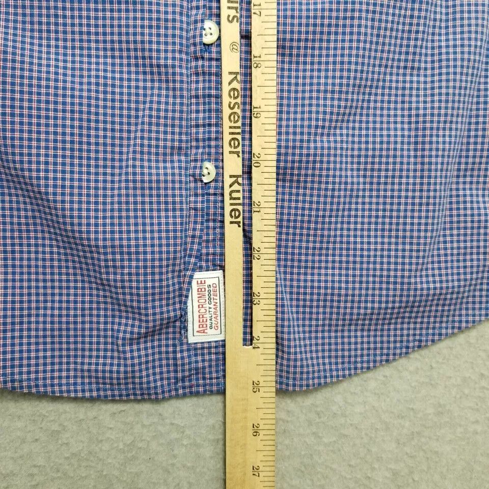 Abercrombie & Fitch Abercrombie & Fitch Shirt Womens Medium Plaid Button Up Size M / US 6-8 / IT 42-44 - 12 Thumbnail