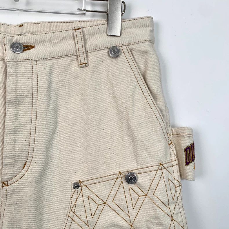 Dior Dior Denim Tears co-branded 23 beige line logo letter embro Size US 30 / EU 46 - 3 Thumbnail