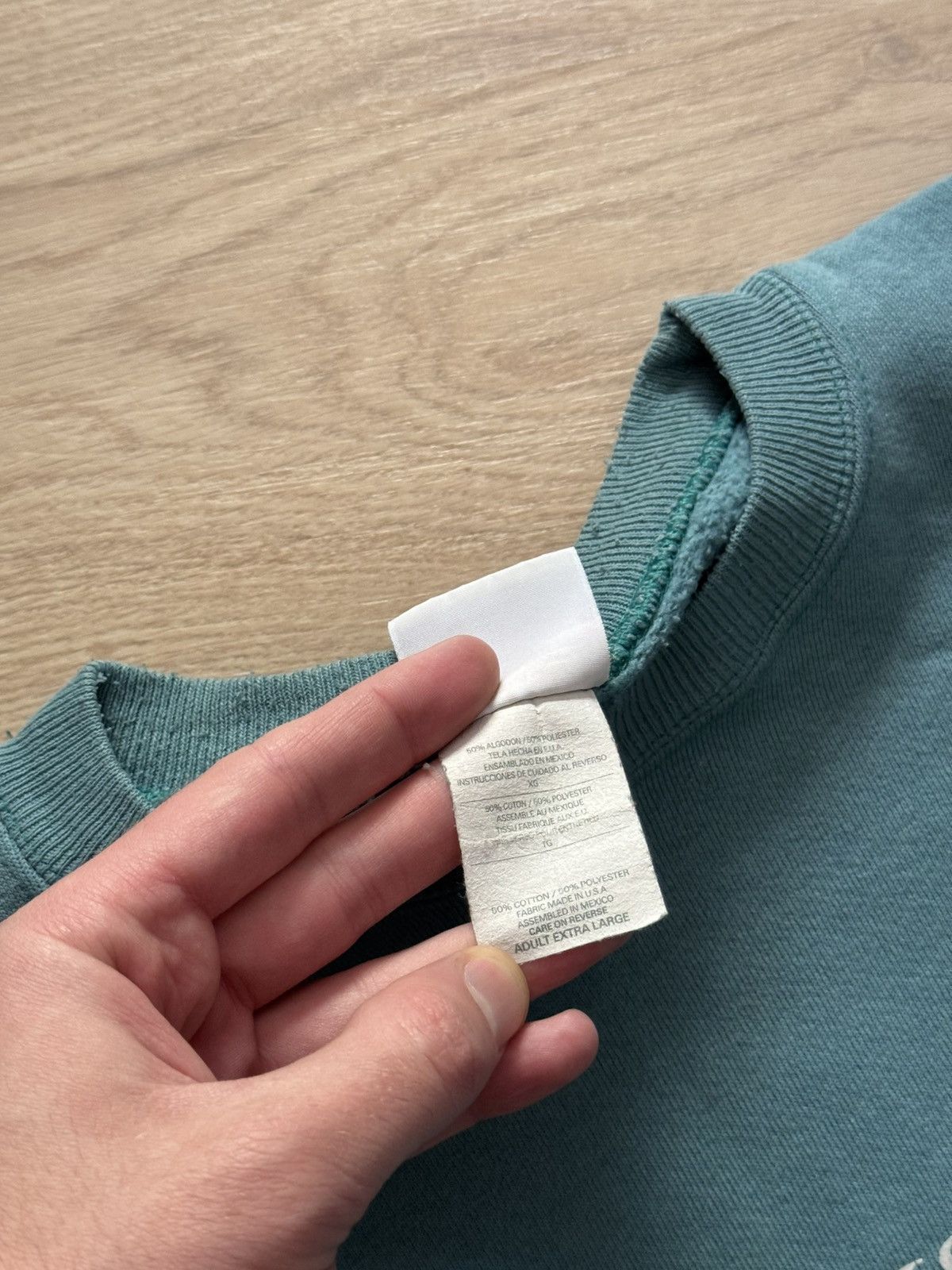 Hanes Vintage 90’s Hanes Rhode Island Ocean State Faded Sweatshirt Size US XL / EU 56 / 4 - 5 Thumbnail