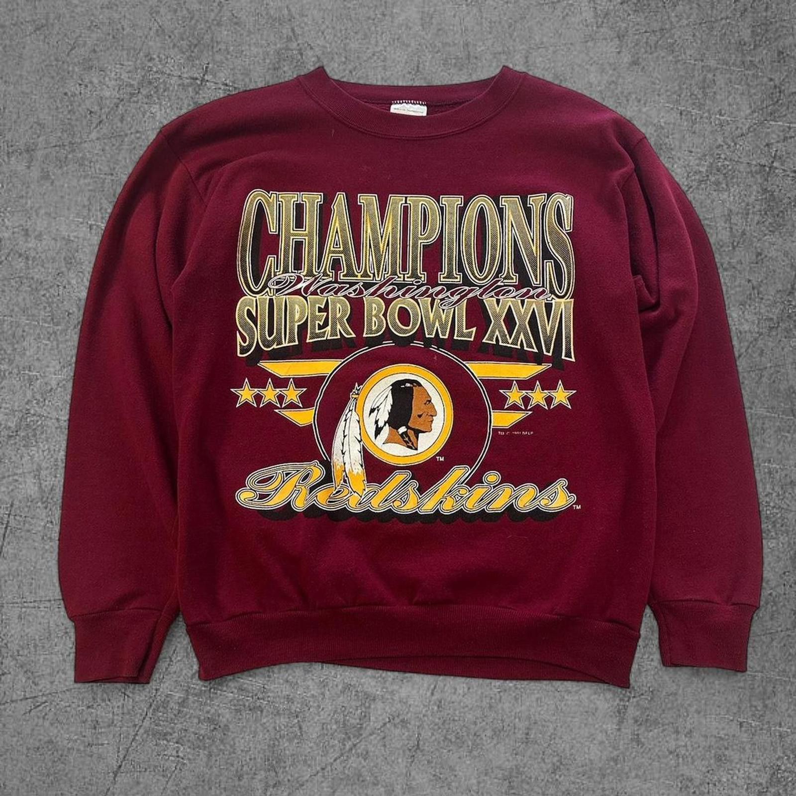 NFL Vintage 1991 Washington Redskins Super Bowl Crewneck Size US L / EU 52-54 / 3 - 1 Thumbnail