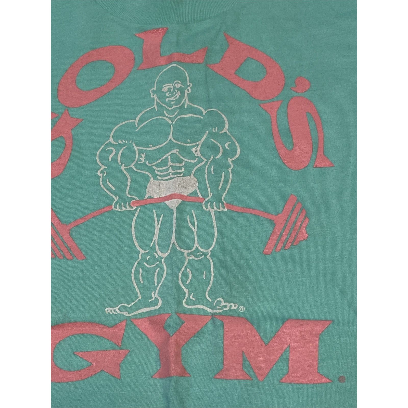Other Vintage 80’s Gold's Gym Single Stitch T Shirt Small Teal Size US S / EU 44-46 / 1 - 2 Thumbnail