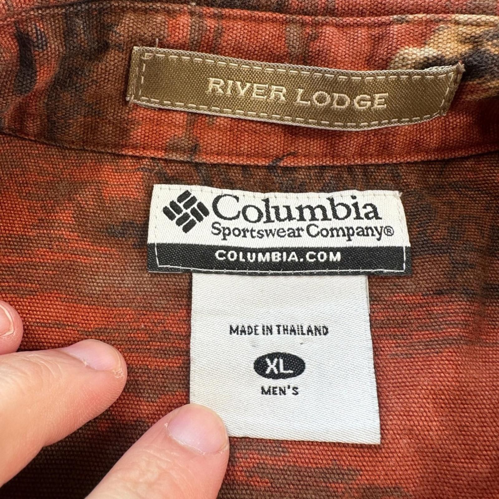 Columbia Columbia River Lodge Duck Hunting Shirt Mens XL Button Up Size US XL / EU 56 / 4 - 4 Thumbnail