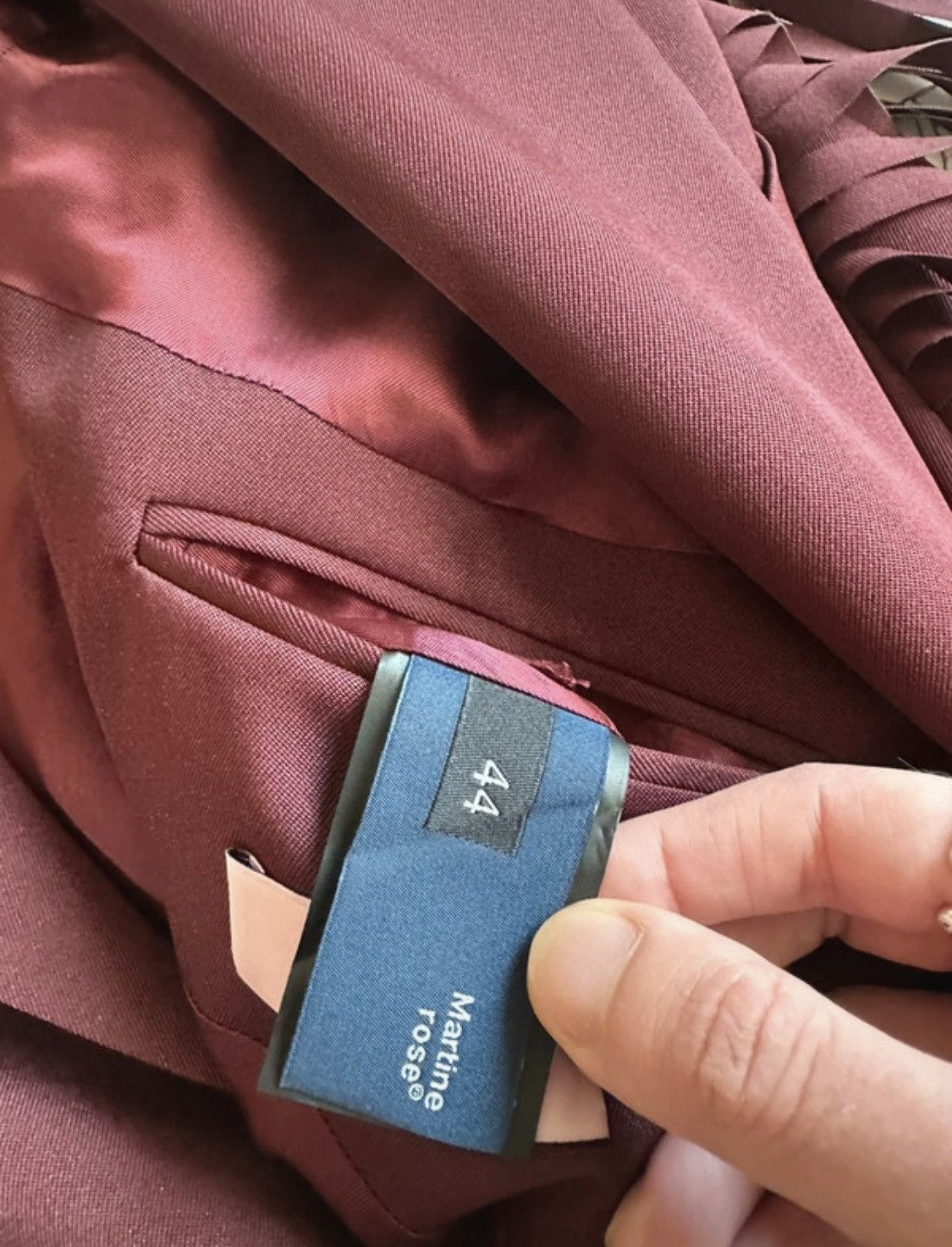 Martine Rose Martine Rose - Western Tailored Jacket AW23 Size 44R - 8 Thumbnail