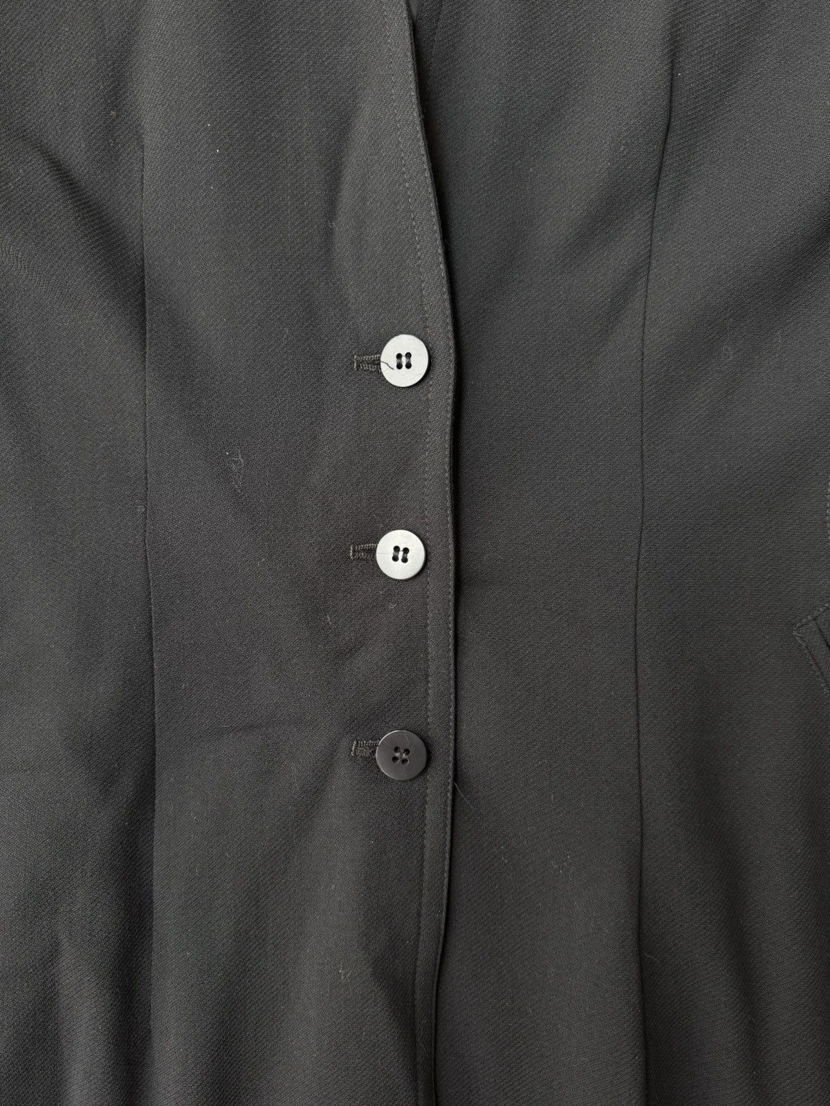 Ann Demeulemeester Ann Demeulemeester 1980's Darted C-Shaped Wool Light Coat Size US S / EU 44-46 / 1 - 3 Thumbnail