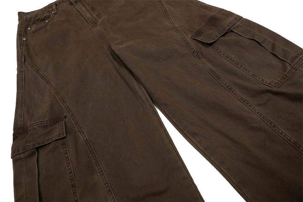 Japanese Brand × Jean Loose stitching washed cargo punk distressed scimitar pants Size US 32 / EU 48 - 5 Thumbnail