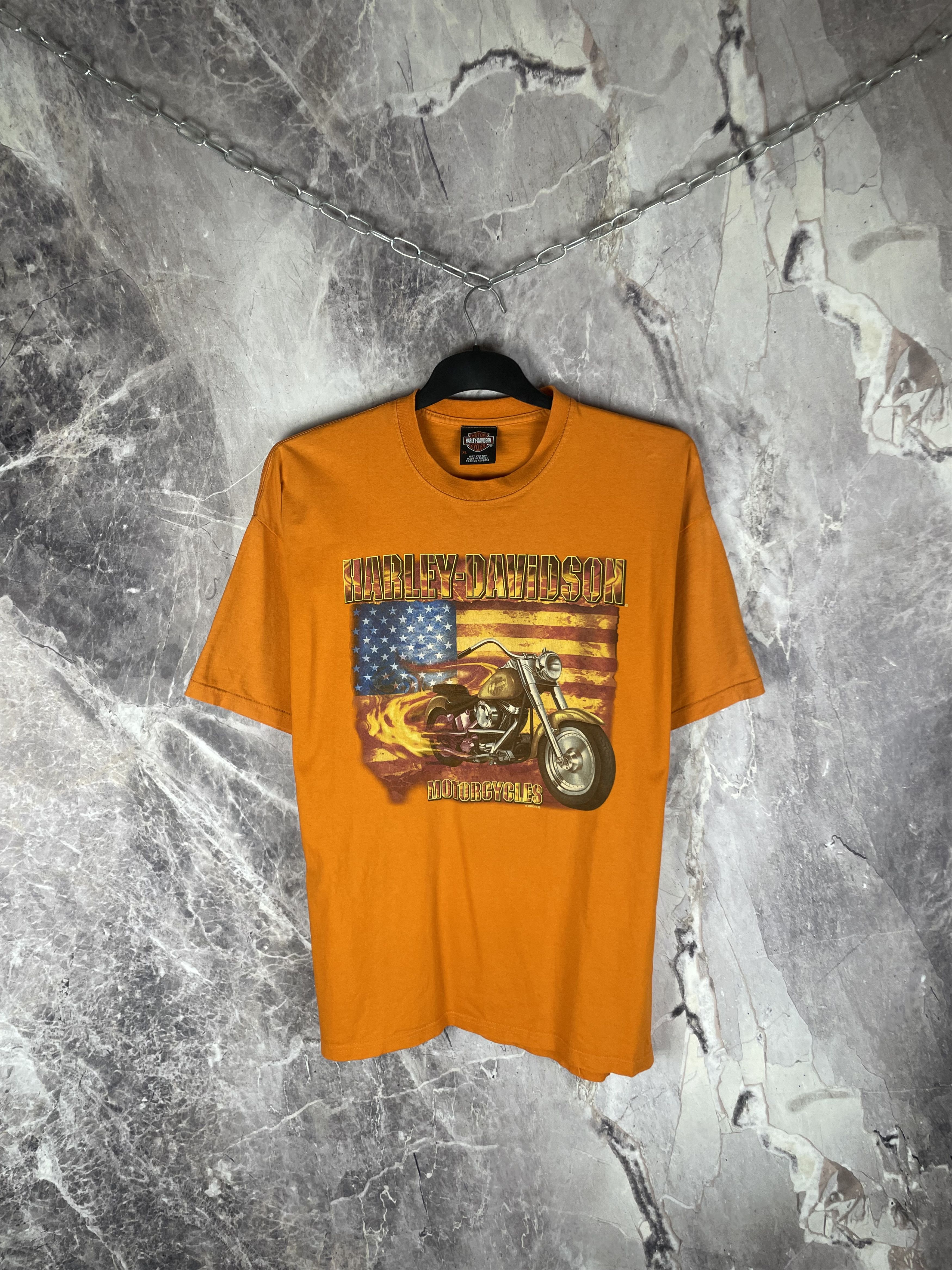 Harley Davidson Vintage Harley Davidson T-Shirt Size US XL / EU 56 / 4 - 2 Thumbnail