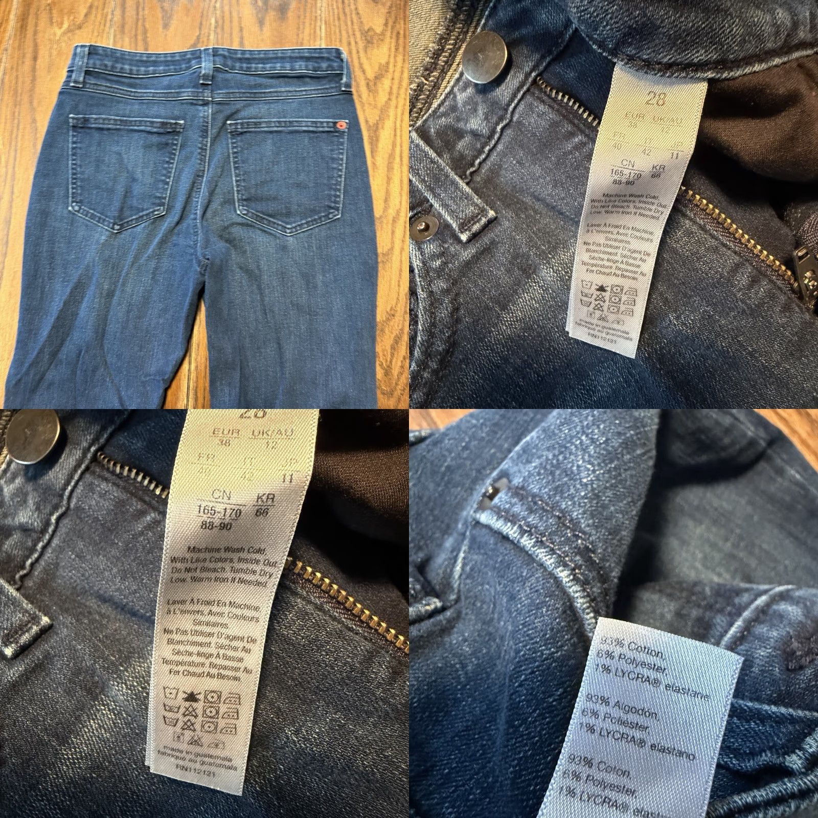 Spanx Spanx The Slim X Straight Leg Jeans Size 28 Dark Wash Stretch Denim Women Regular 31 In Inseam Slimming Size 28" / US 6 / IT 42 - 8 Thumbnail