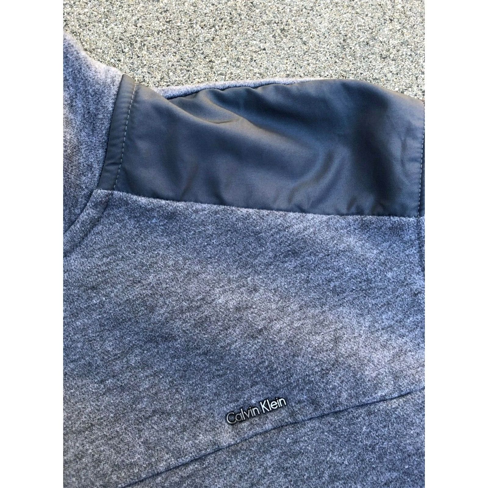 Calvin Klein Calvin Klein Jeans Men's Grey Cotton Full Zip Sweater Jacket Large Jacket Mens Grey Cotton Full Zip Calvin Klein Jeans Ladies? Size US L / EU 52-54 / 3 - 3 Thumbnail