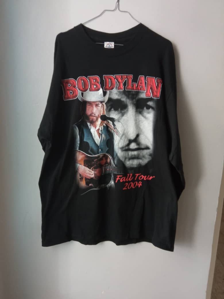 Band Tees Bob Dylan 2004 Fall Tour Vintage T shirt Size US L / EU 52-54 / 3 - 1 Thumbnail