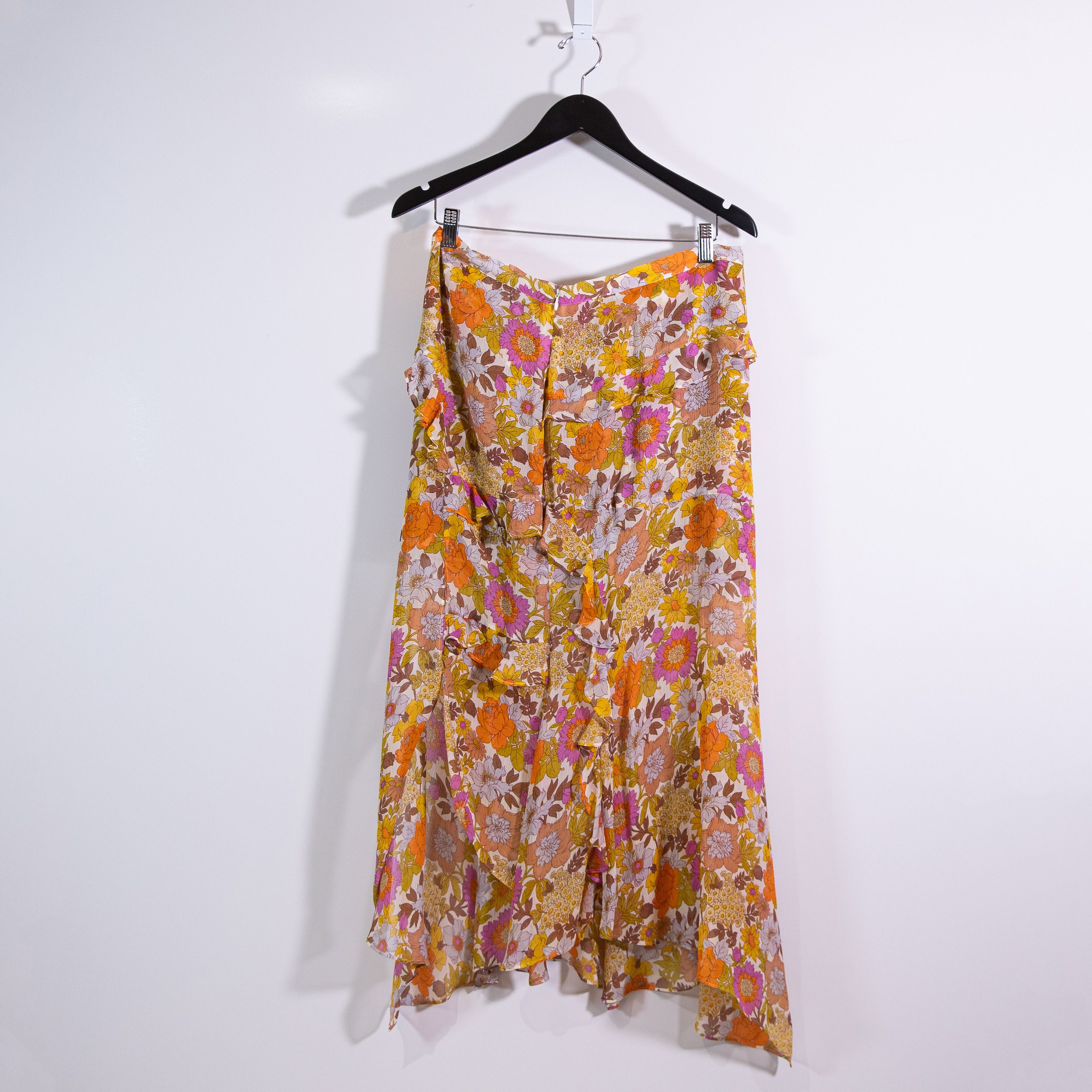 Veronica Beard Veronica Beard Eleonora Silk Chiffon Ruffle Size 34" / US 12 / IT 48 - 4 Thumbnail