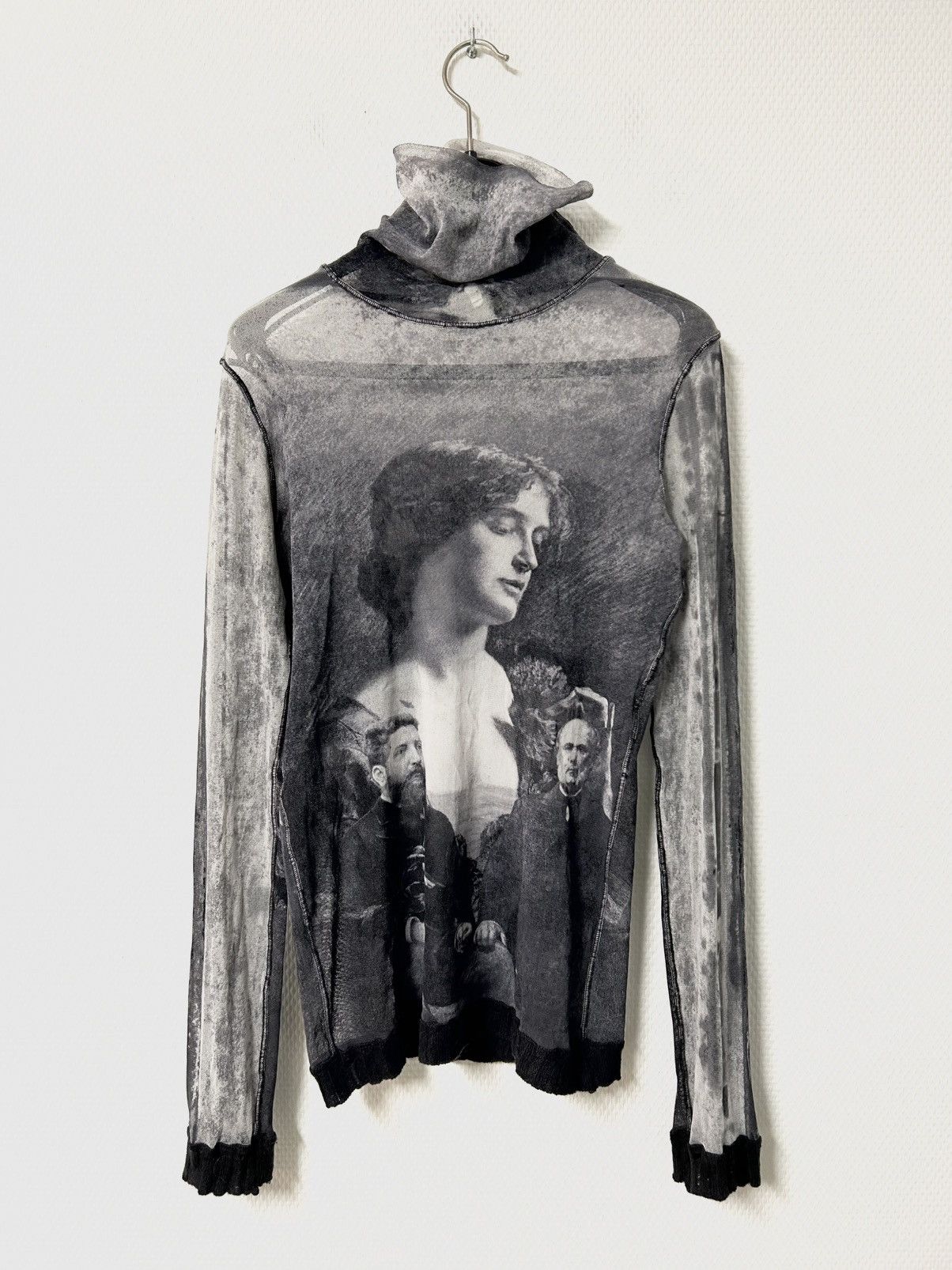 Jean Paul Gaultier SS1998 Photograph Mesh Top Size US L / EU 52-54 / 3 - 1 Thumbnail