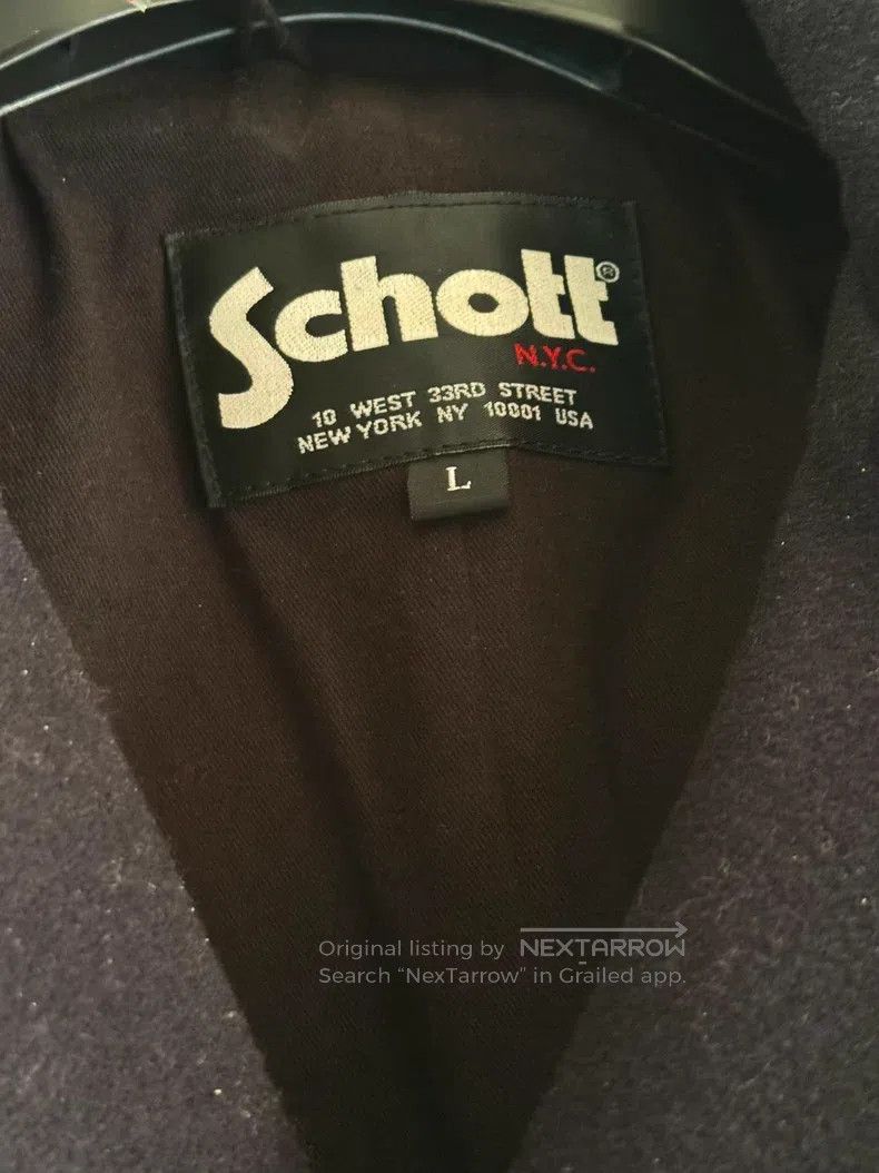 Schott Schott Navy coat Size US L / EU 52-54 / 3 - 6 Thumbnail