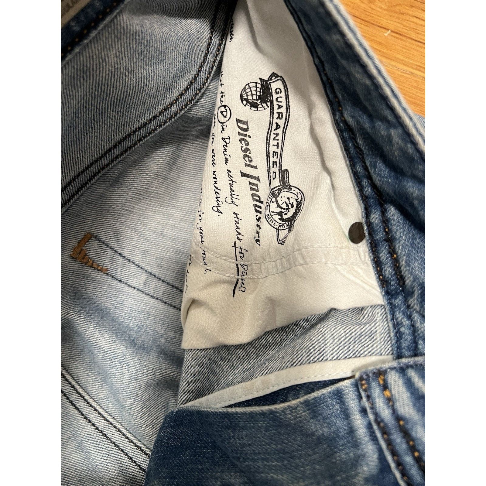 Diesel Diesel Slim Jeans Y2K 1993 D-Vyl 09m55 Men Size 34 A003129 Size 34" / US 12 / IT 48 - 6 Thumbnail