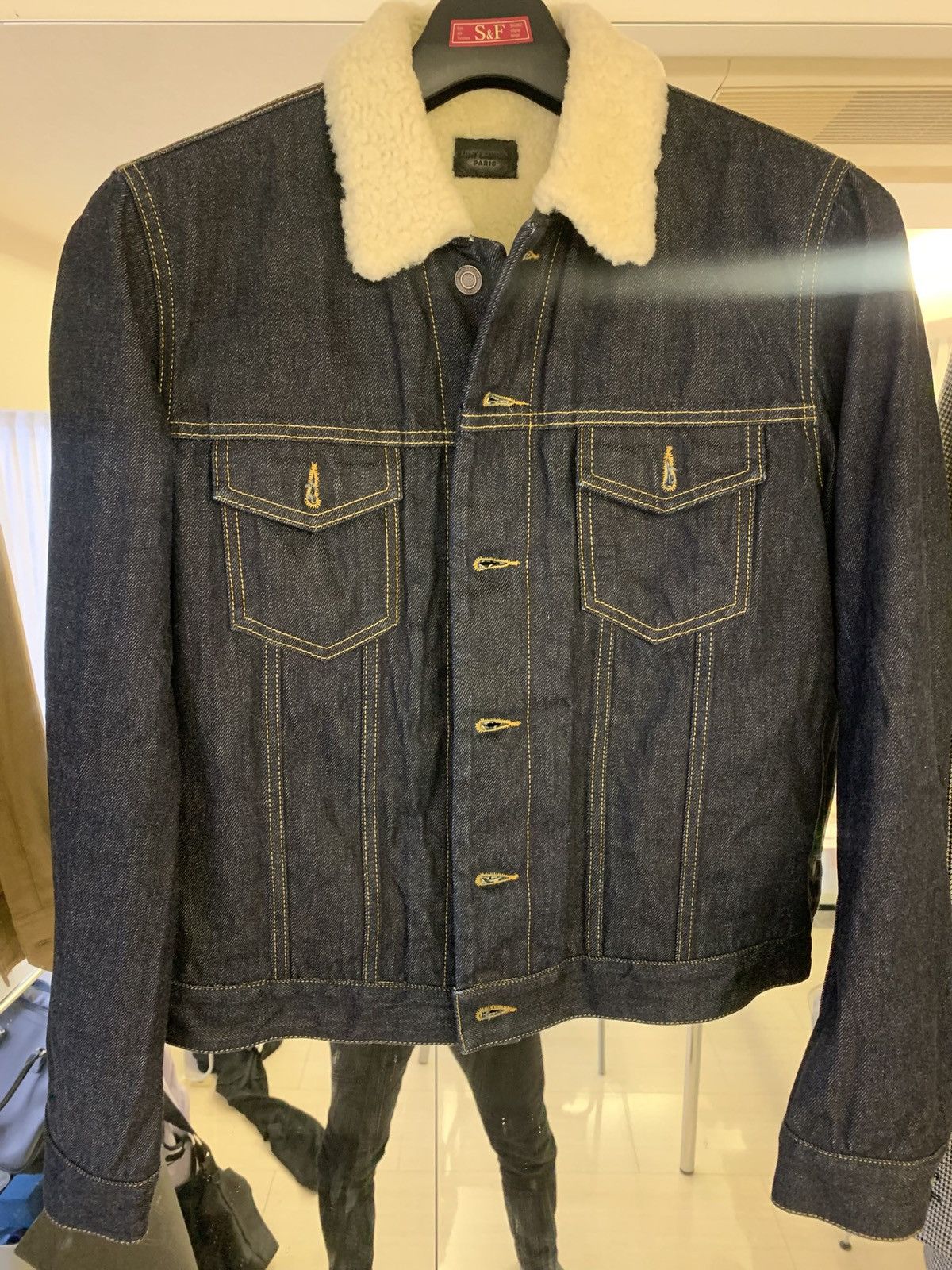 Saint Laurent Paris 14AW saint laurent HEDI shearling jacket XL 50 52 Size US XL / EU 56 / 4 - 1 Thumbnail