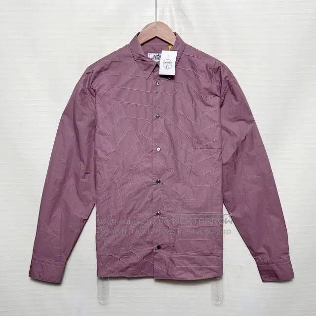Hermes Hermes Spliced Quilted Lapel Long-Sleeve Shirt. Size M / US 6-8 / IT 42-44 - 1 Thumbnail