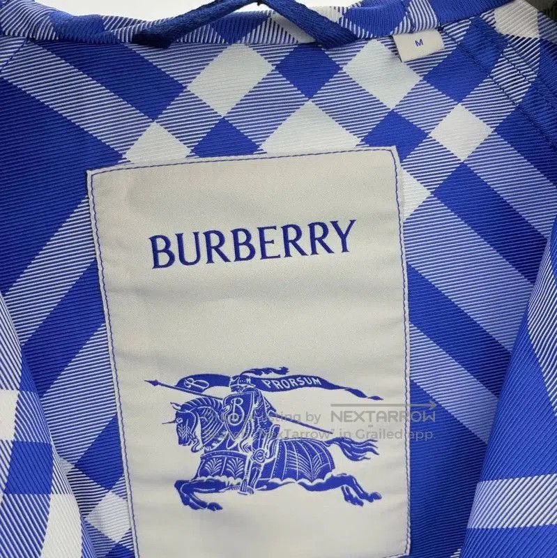 Burberry Burberry Men's Blue Hooded Jacket. Size US M / EU 48-50 / 2 - 3 Thumbnail