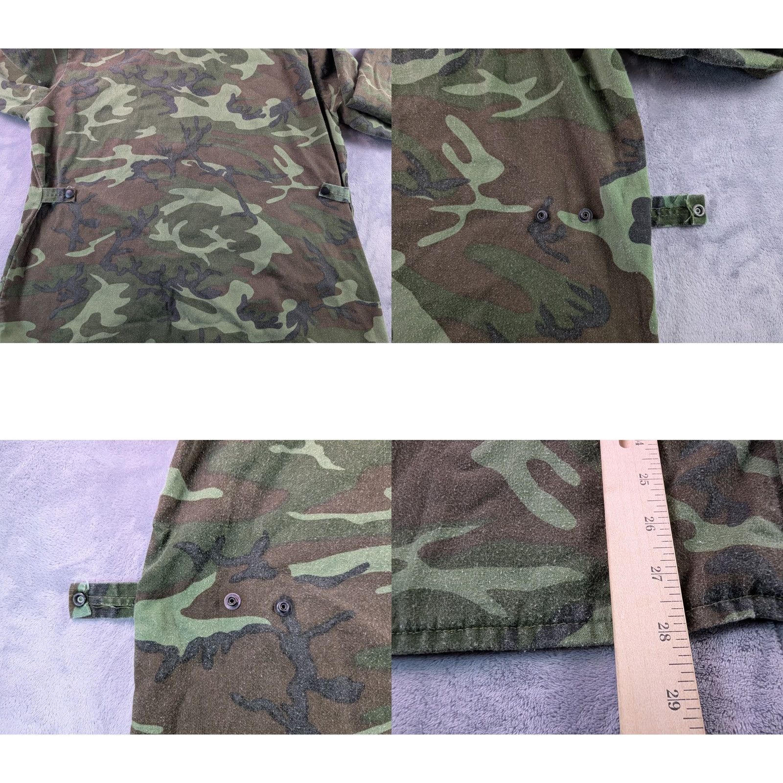 Vintage VINTAGE Ideal Products Inc Camouflage Jacket Mens XL 46-48 Woodland Snap Shirt 831S Size US XL / EU 56 / 4 - 8 Thumbnail