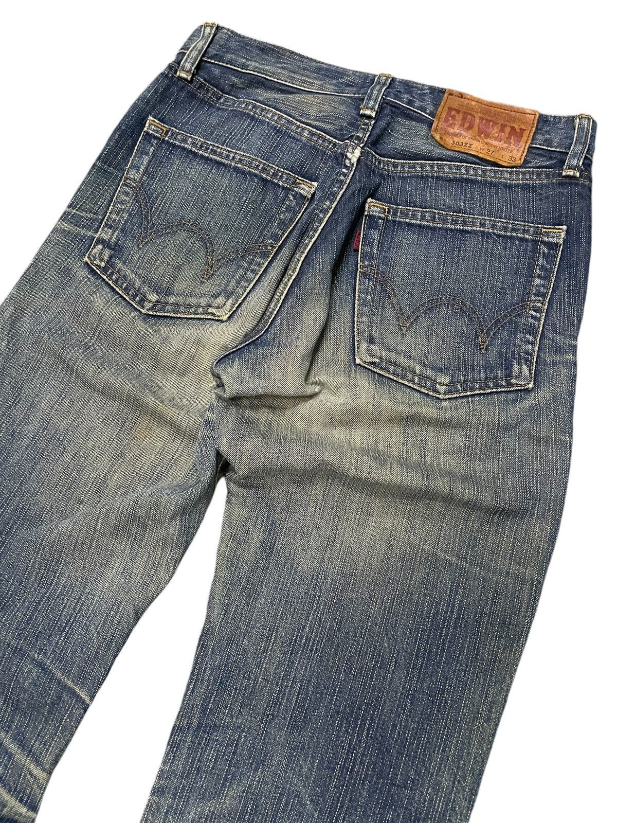 Edwin × Hysteric Glamour Edwin 503z Mud Wash Distressed Jeans Size US 27 - 9 Thumbnail