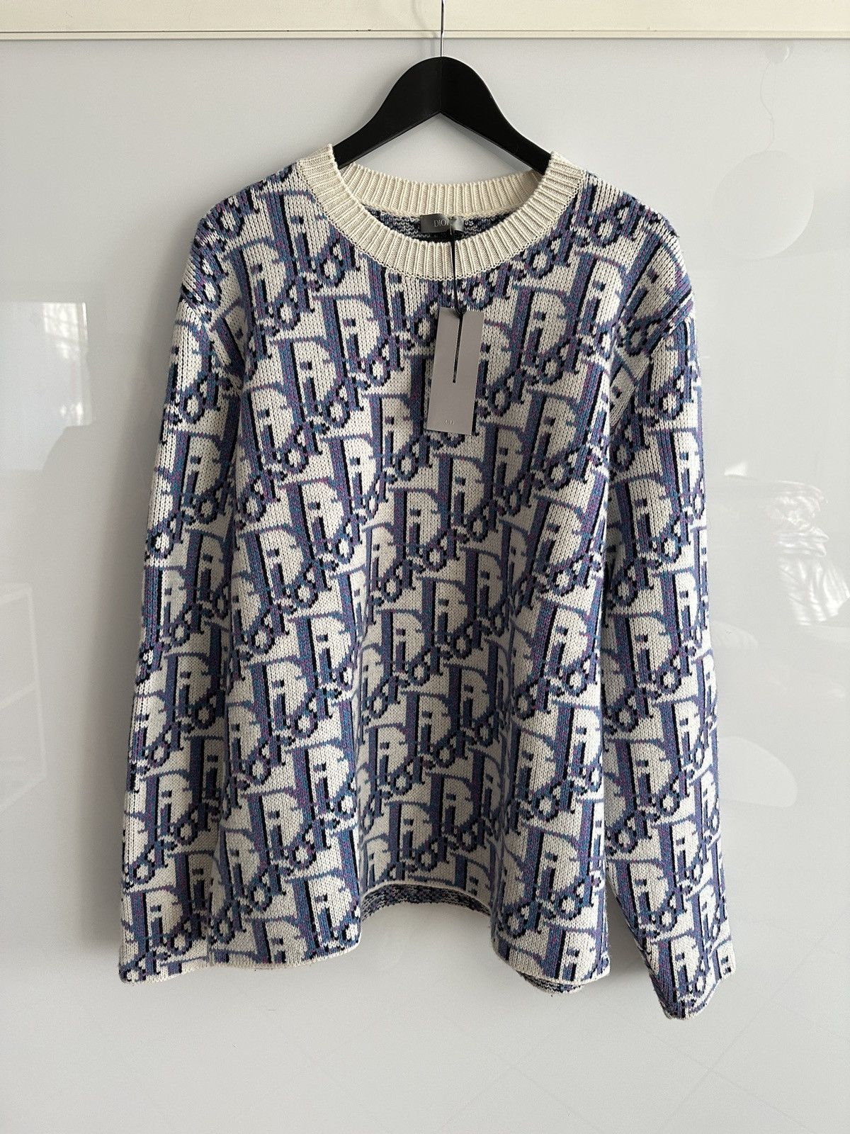 Dior × Stussy Dior x Shawn Stüssy Oblique Sweater Size US XXL / EU 58 / 5 - 3 Thumbnail