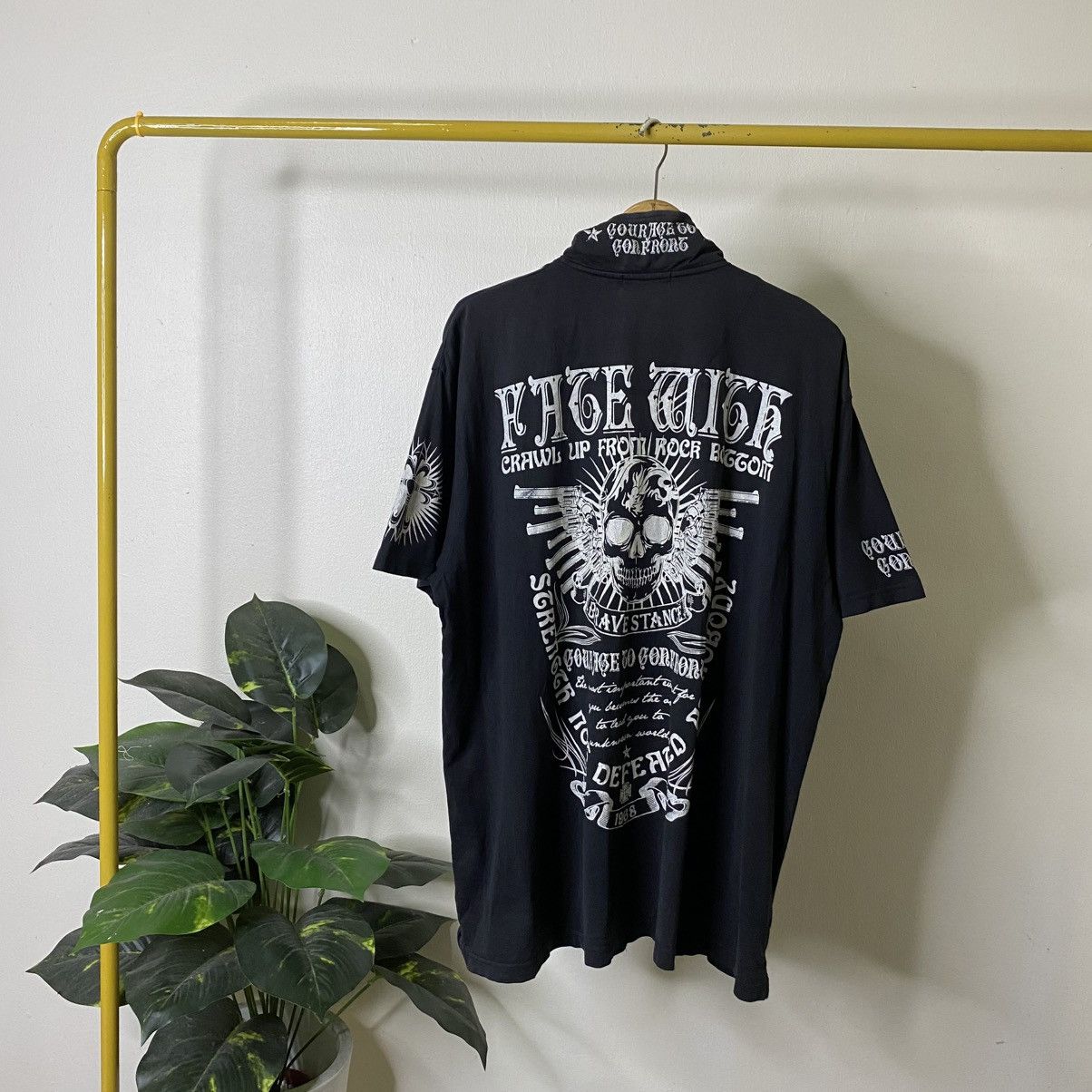 If Six Was Nine Timestep Seditionaries Skulls Cyber Gothic Punk Grunge Tee Size US XXL / EU 58 / 5 - 1 Thumbnail