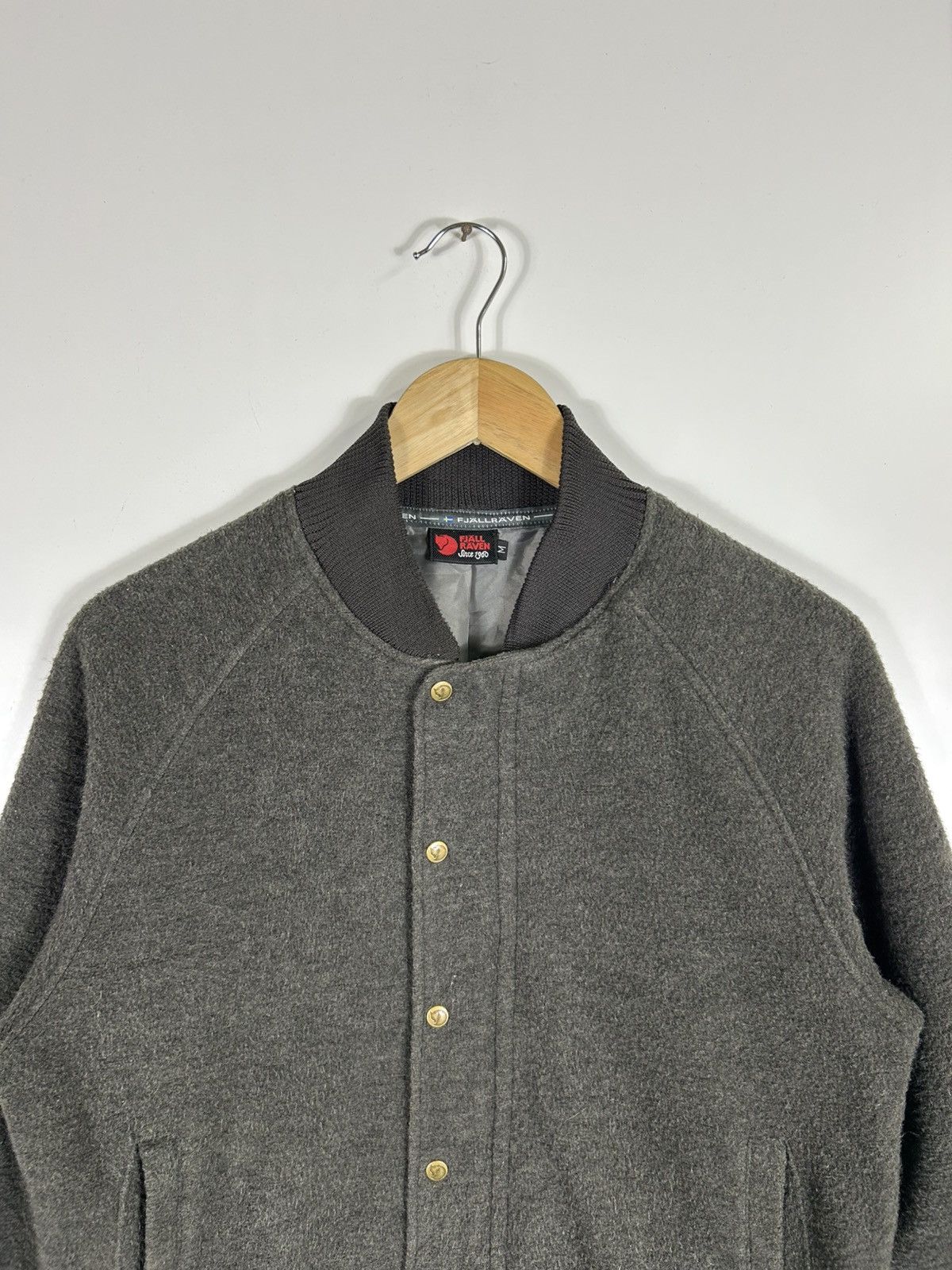 Fjallraven × Vintage ⚡️Vintage Fjall Raven Wool Bomber Jacket Size US M / EU 48-50 / 2 - 4 Thumbnail