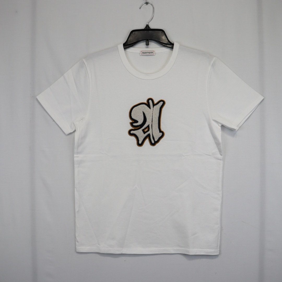 Alexander McQueen o1rshd1 ***Defective / T-Shirt in White Size US XS / EU 42 / 0 - 1 Thumbnail