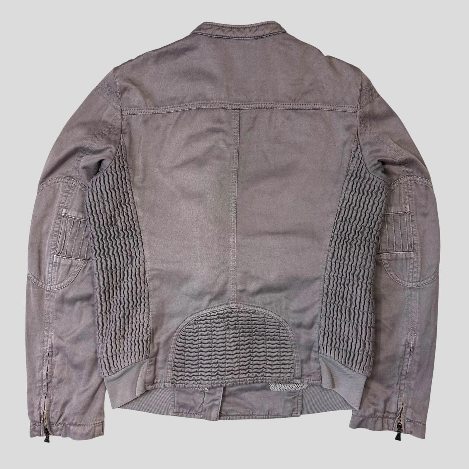 Neil Barrett Puma x Neil Barrett 96 Hours Dusty Purple Biker Jacket - S/M Size US M / EU 48-50 / 2 - 2 Thumbnail