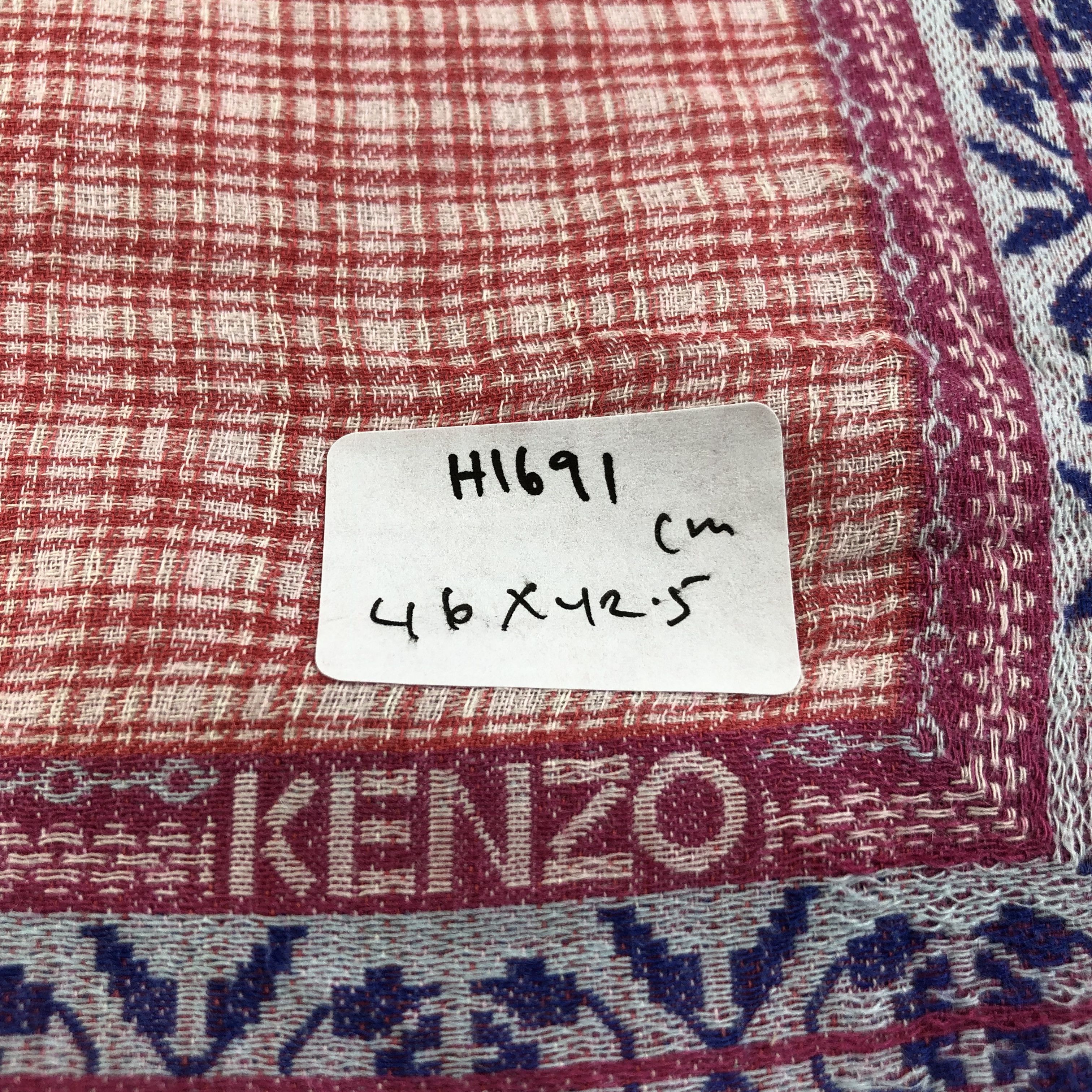 Kenzo × Vintage Kenzo Handkerchief Neckerchief Bandana H1691 Size ONE SIZE - 5 Thumbnail