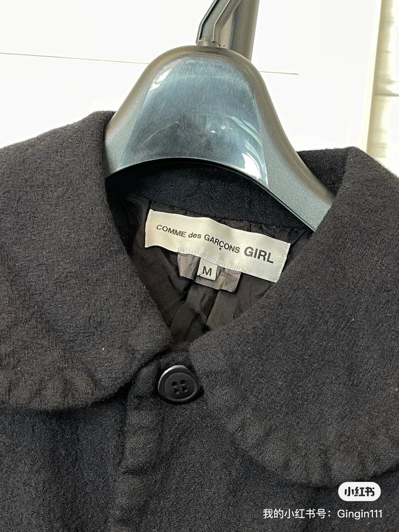 Comme des Garcons Comme Des Garcons Black Round Neck Felted Suit Size M / US 6-8 / IT 42-44 - 3 Thumbnail