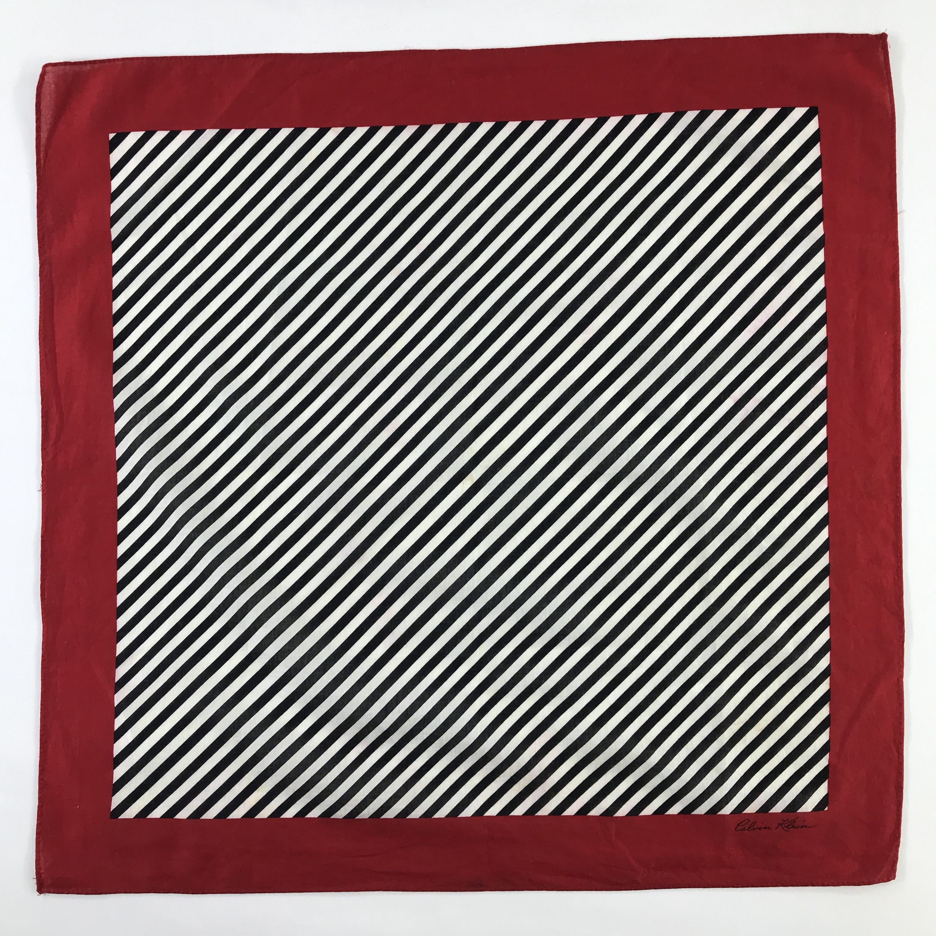 Calvin Klein × Vintage Calvin Klein Bandana / Handkerchief / Neckerchief - S888 Size ONE SIZE - 1 Thumbnail