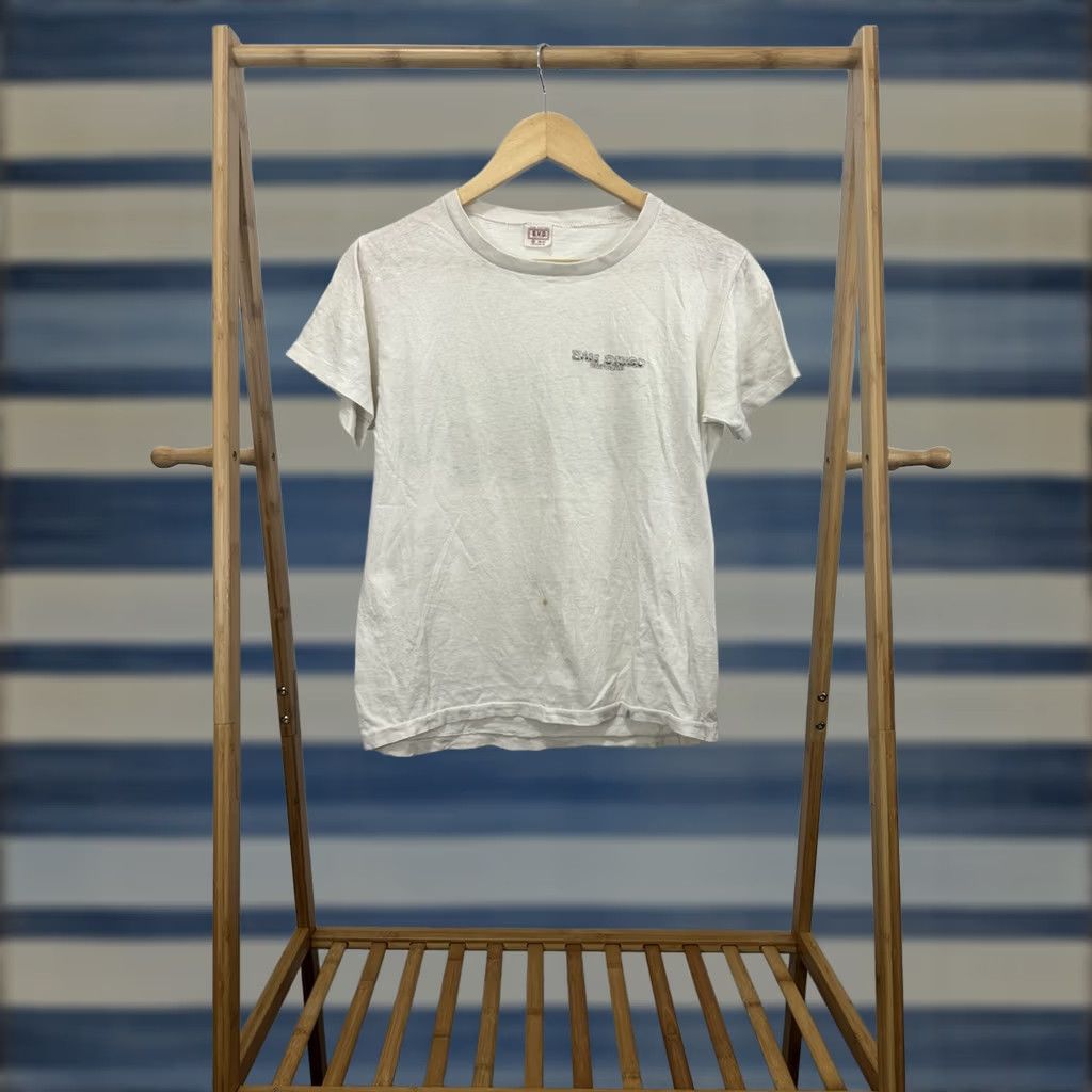 Vintage B.V.D T-Shirt Shirt Mens M Cream VTG 60s Westcoast Distressed Worn 60s Grunge California Diego San Size US M / EU 48-50 / 2 - 1 Thumbnail