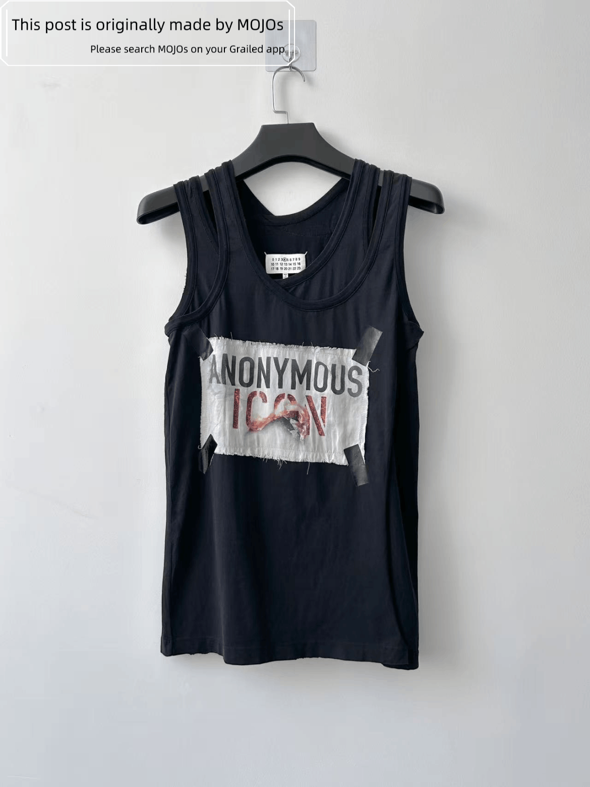 Maison Martin Margiela タンクトップ 44 ダークグレー Maison Martin Margiela タンクトップ 44 ダークグレー Maison