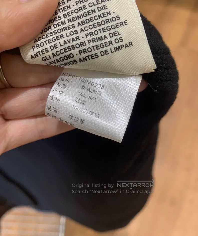 Hermes Hermes Navy Blue Cashmere Overcoat Size XS / US 0-2 / IT 36-38 - 5 Thumbnail