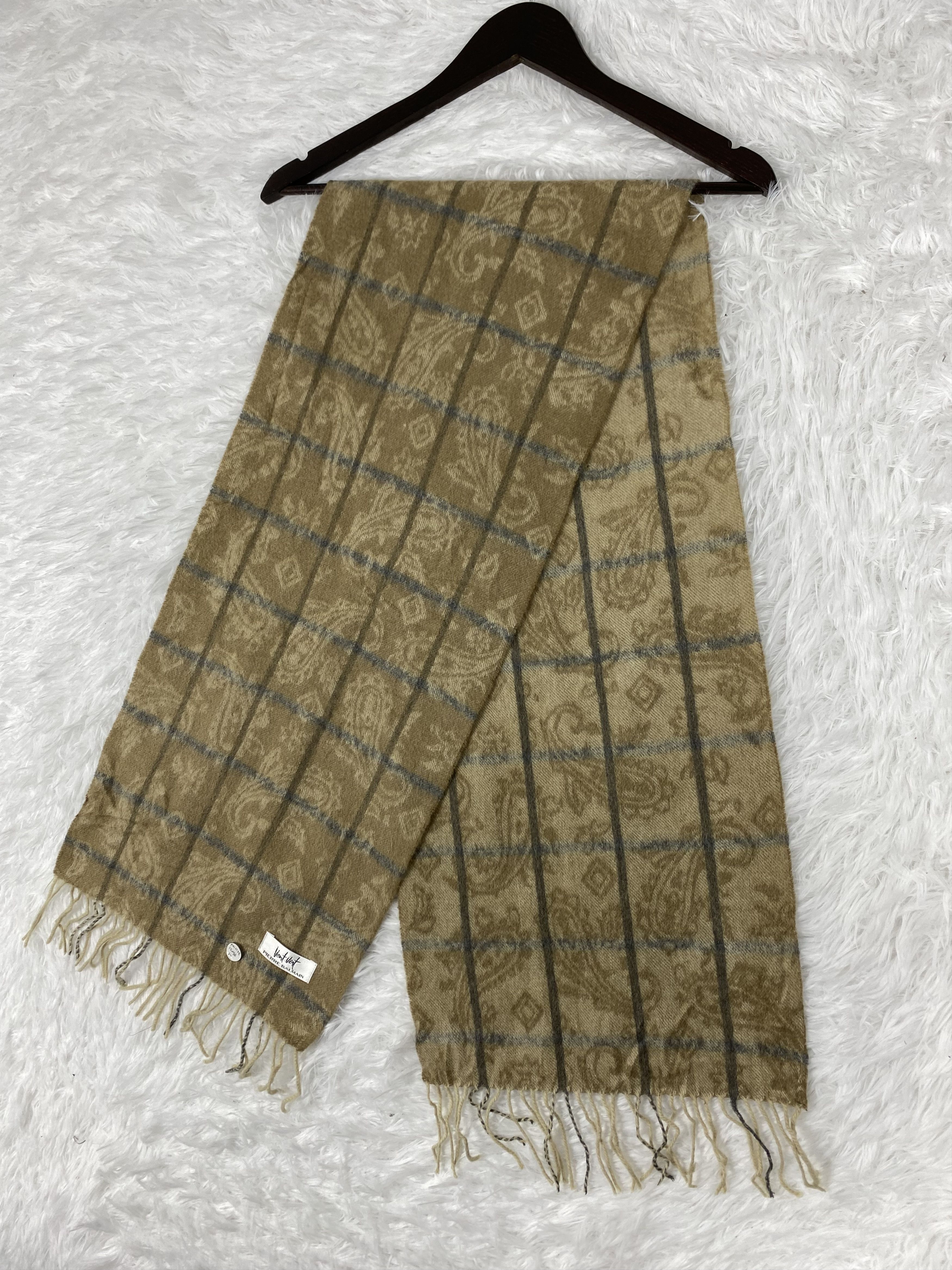 Pierre Balmain Vintage Pierre Balmain Scarf / Muffler Neckwear PM0135 Size ONE SIZE - 4 Thumbnail