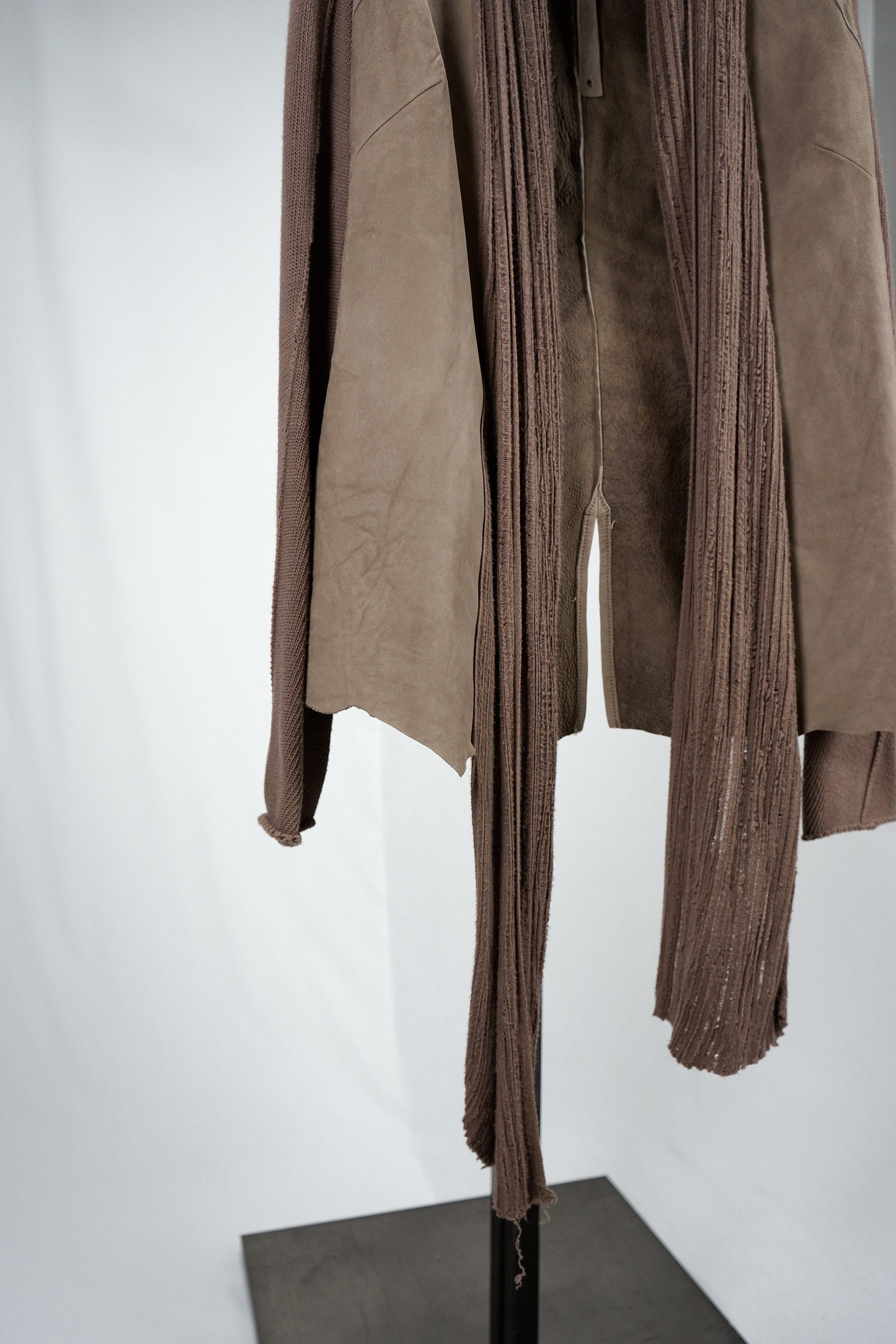 Isaac Sellam Experience S/S 2011 draped suede knit blazer Size US S / EU 44-46 / 1 - 11 Thumbnail