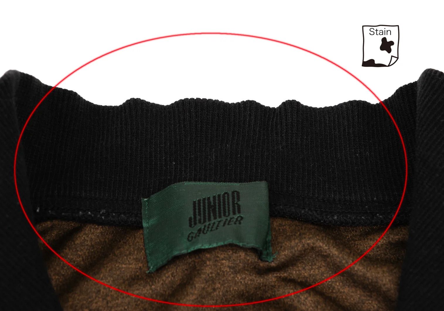 Jean Paul Gaultier Junior Half-Zip Ribbed Cut and Sew in Brown Black Size US M / EU 48-50 / 2 - 7 Thumbnail