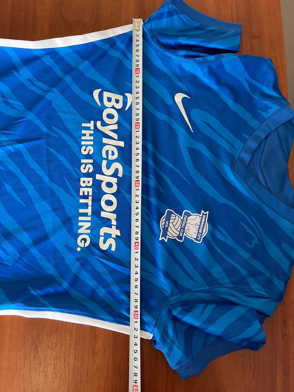 Nike 2021/22 BIRMINGHAM CITY HOME SOCCER JERSEY FOOTBALL SHIRT L Size US L / EU 52-54 / 3 - 12 Thumbnail