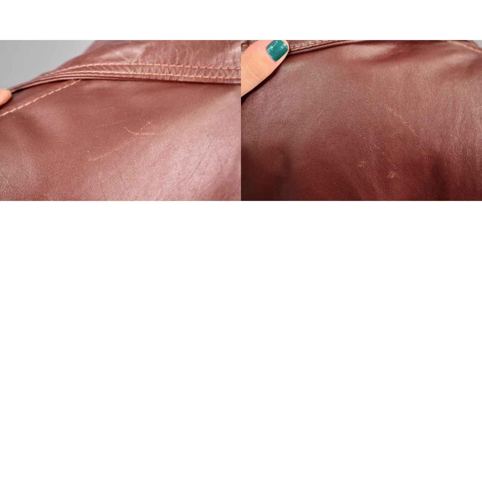Vintage VINTAGE Men's VTG 70s Russet Brown Leather Jacket Sz Large 42 L 1970s Leather jacket Mens 70s Russet Brown Size US XS / EU 42 / 0 - 8 Thumbnail
