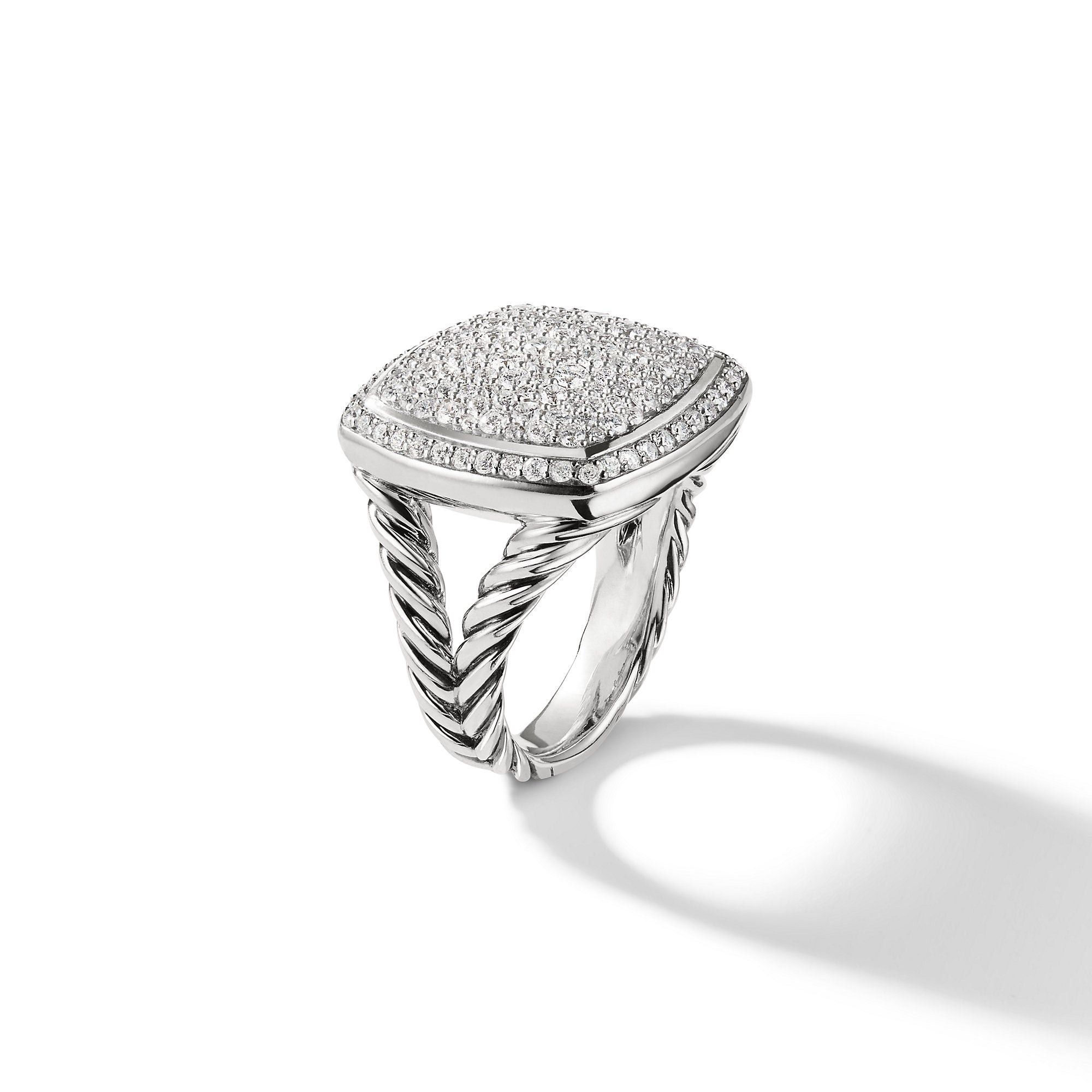 David Yurman o1w1db10525 R12374D Ring in Sterling Silver with Diamond Size ONE SIZE - 3 Thumbnail