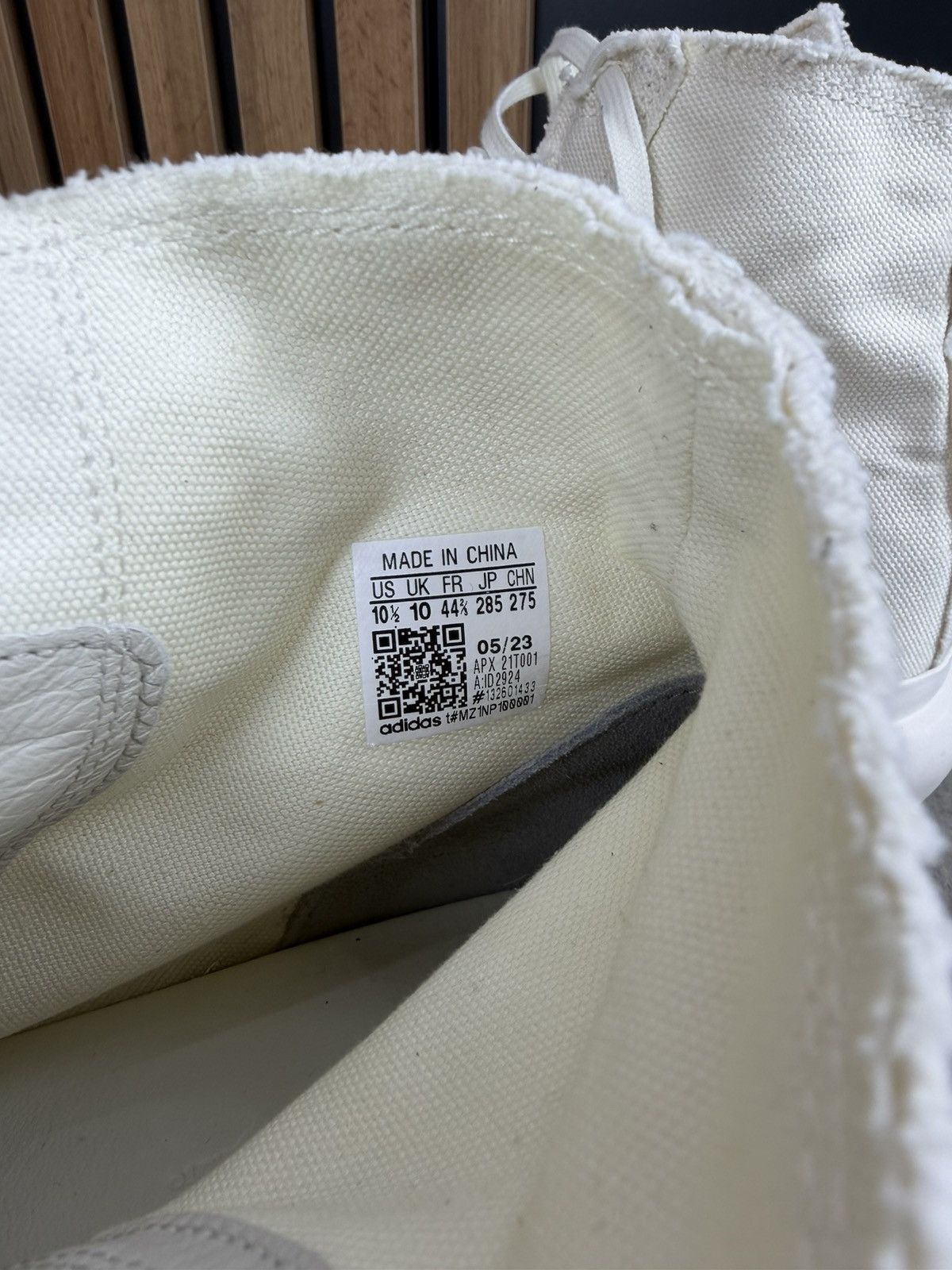 Adidas Adidas Y-3 Nizza High Off White Sneakers Size US 10.5 Size US 10.5 / EU 43-44 - 11 Thumbnail